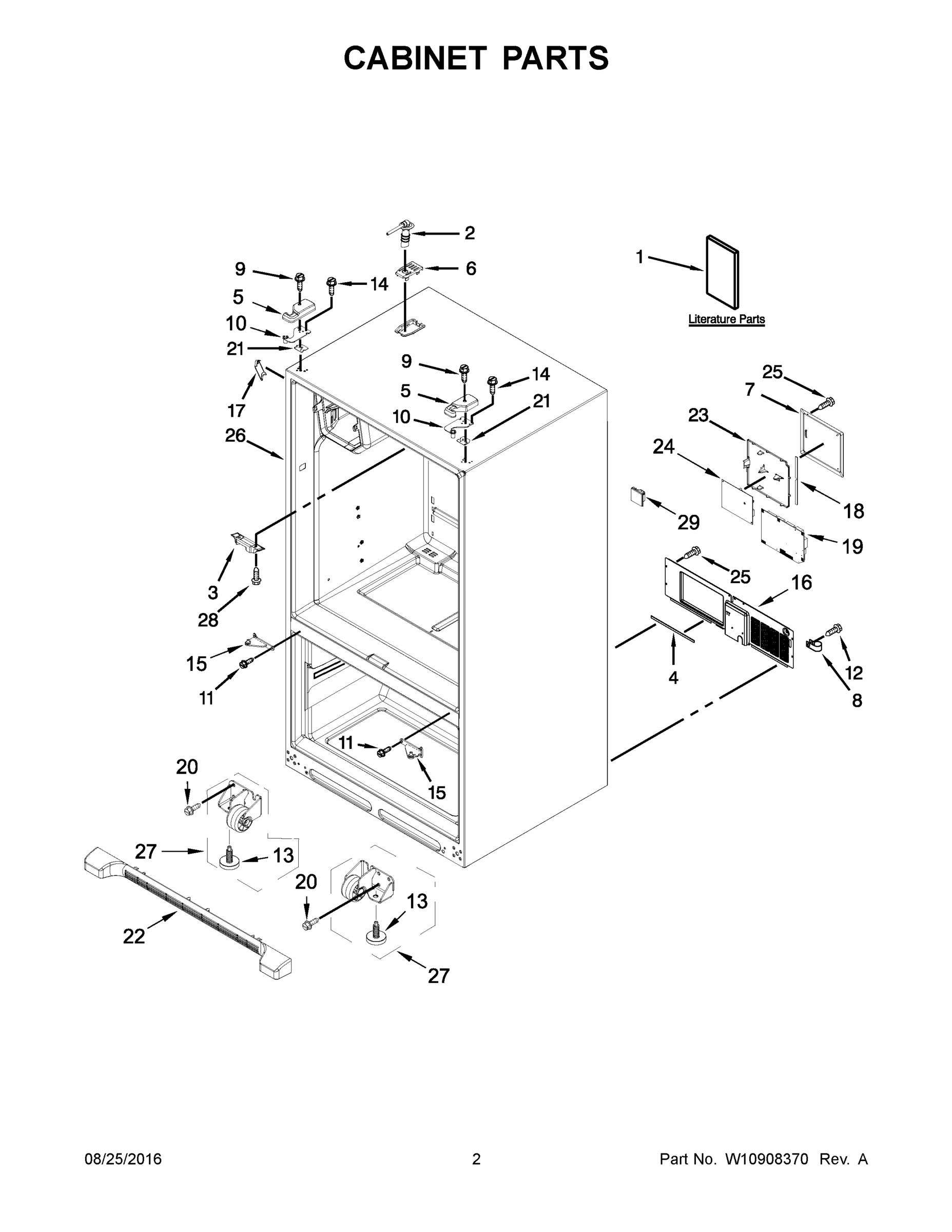 02 - CABINET PARTS
