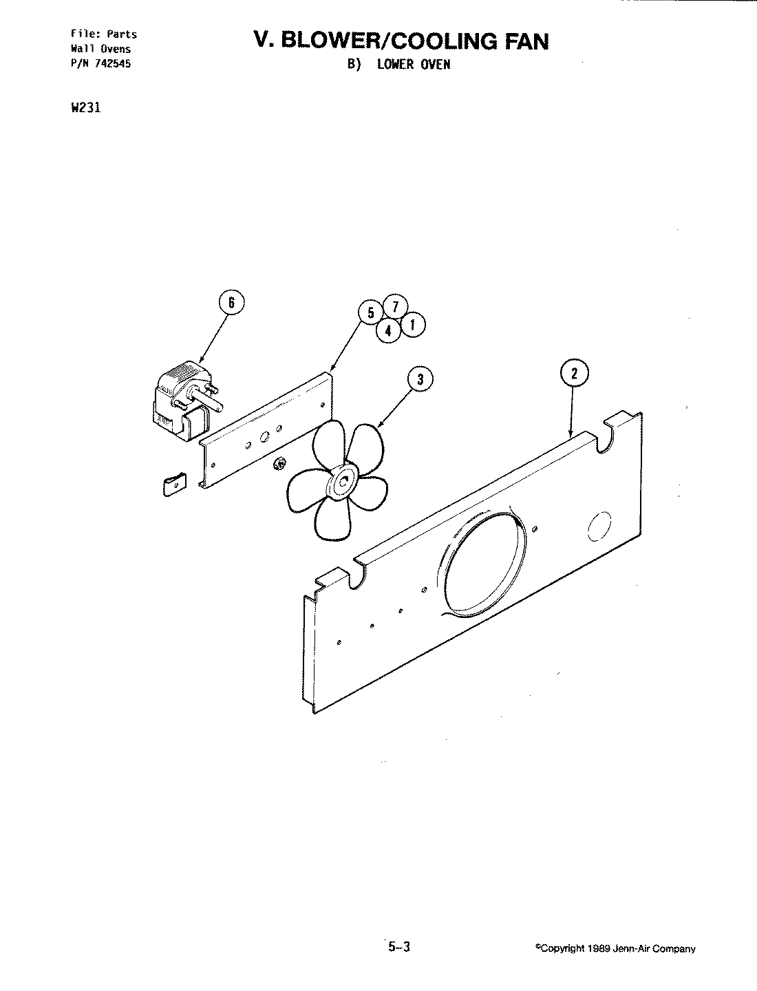 01 - BLOWER MOTOR (COOLING FAN LOWER)
