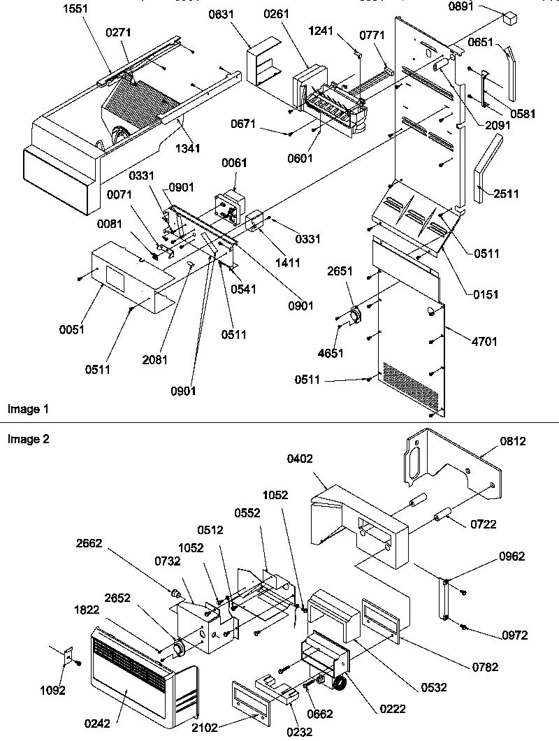 08 - ICE MAKER/CONTROL ASSY