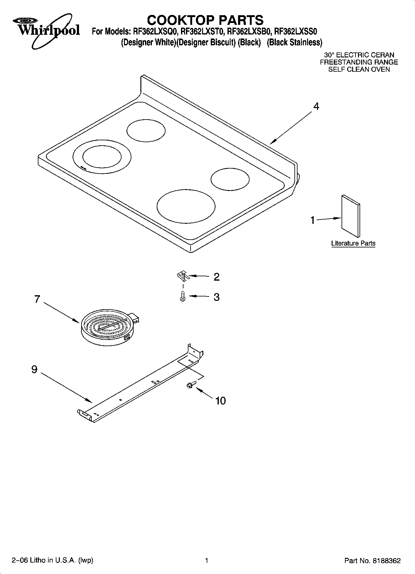 01 - COOKTOP PARTS