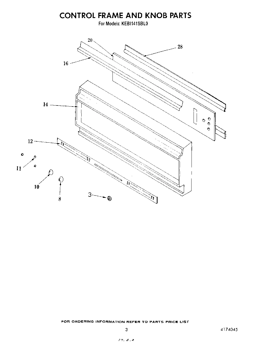 03 - CONTROL FRAME AND KNOB