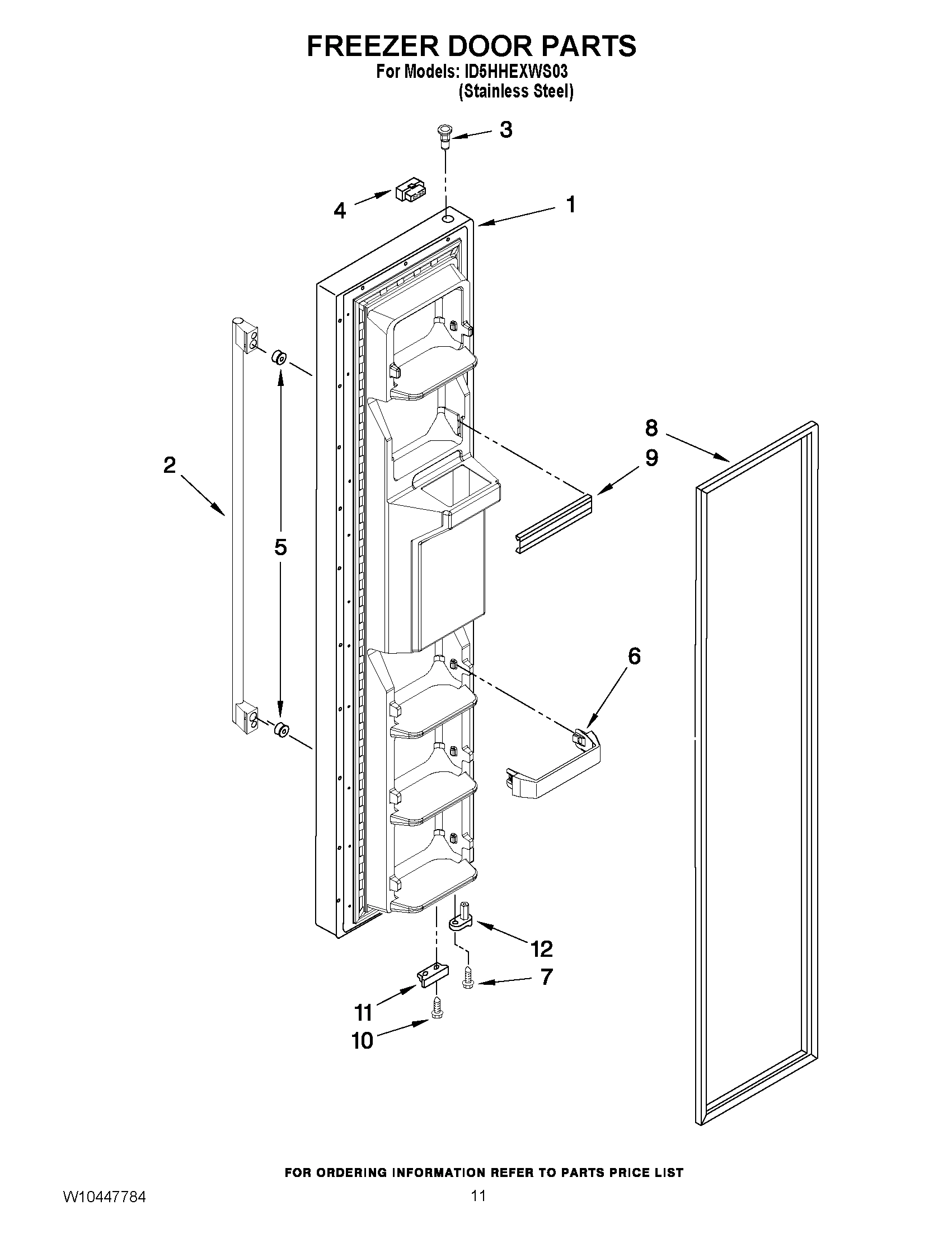07 - FREEZER DOOR PARTS