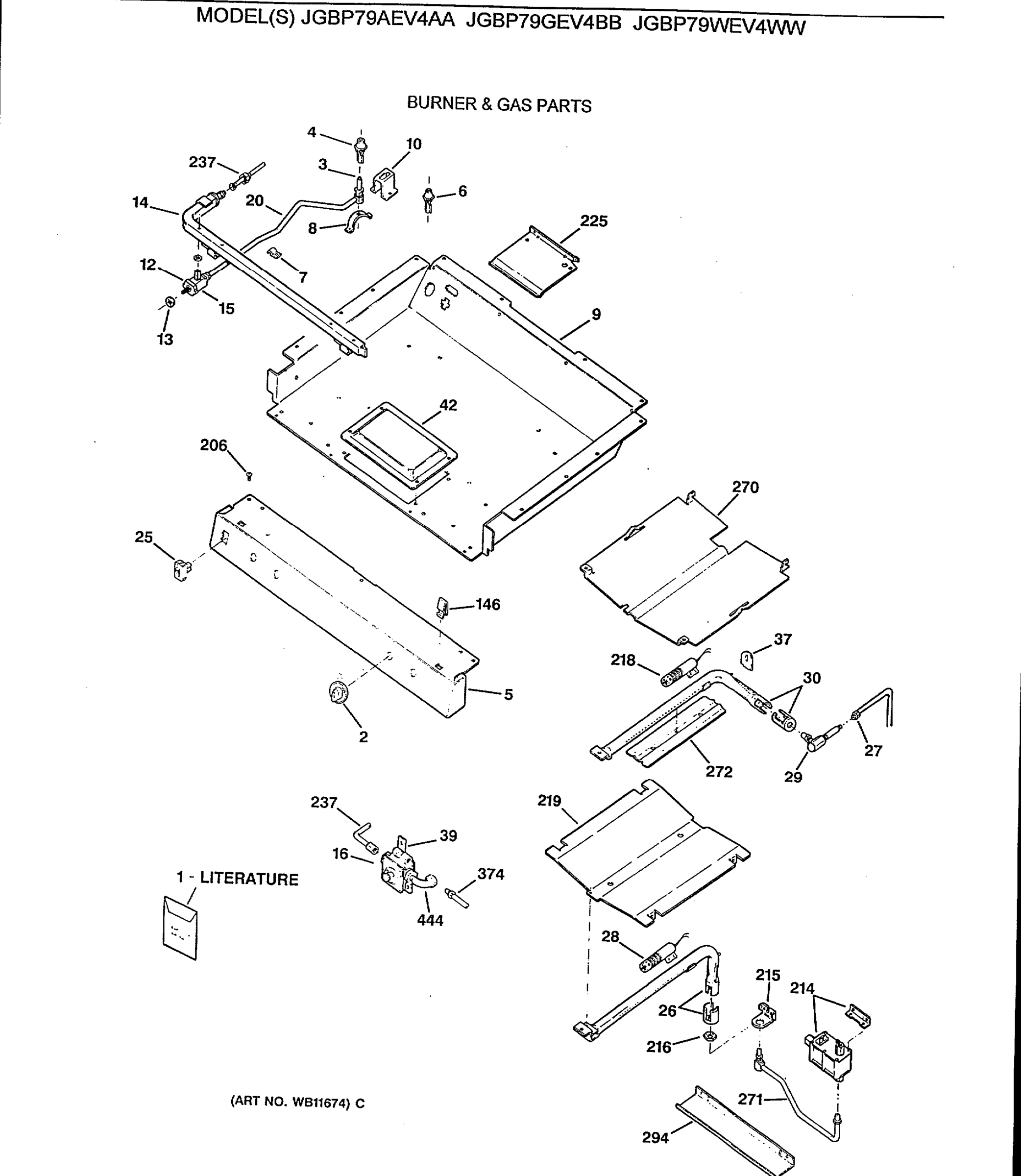 BURNER & GAS PARTS