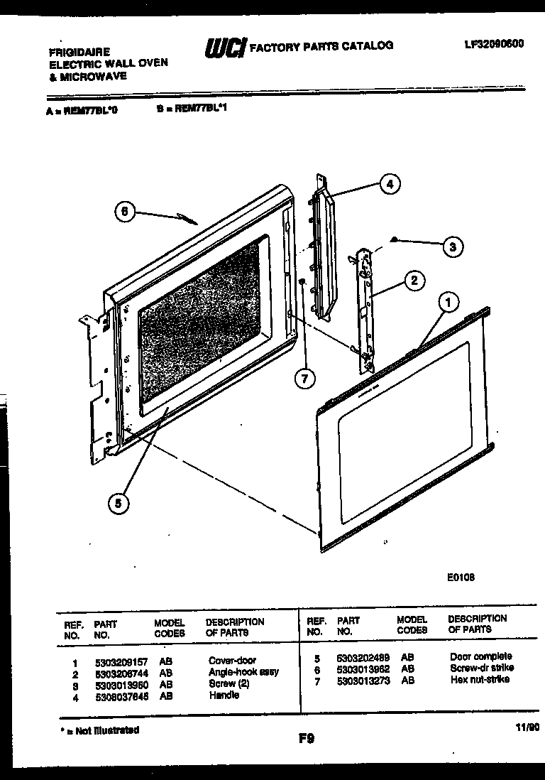 06 - UPPER OVEN DOOR PARTS