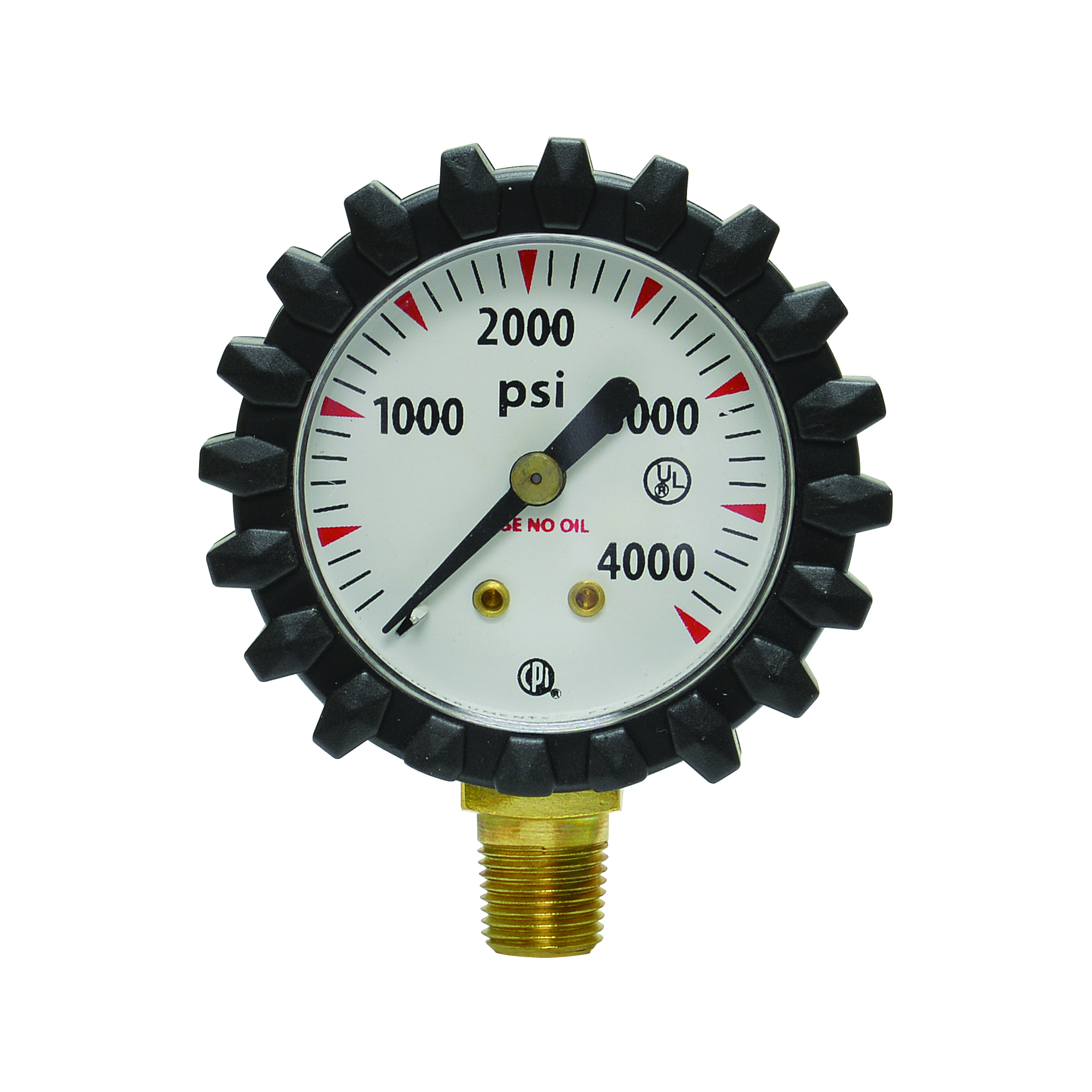 4000PSI OXYGEN GAUGE1.5 INCH - Welding Gauges