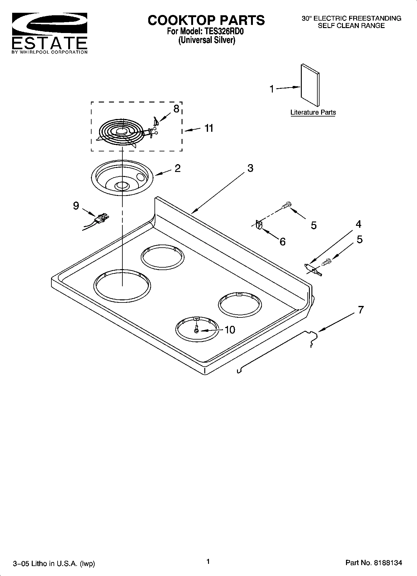 01 - COOKTOP PARTS