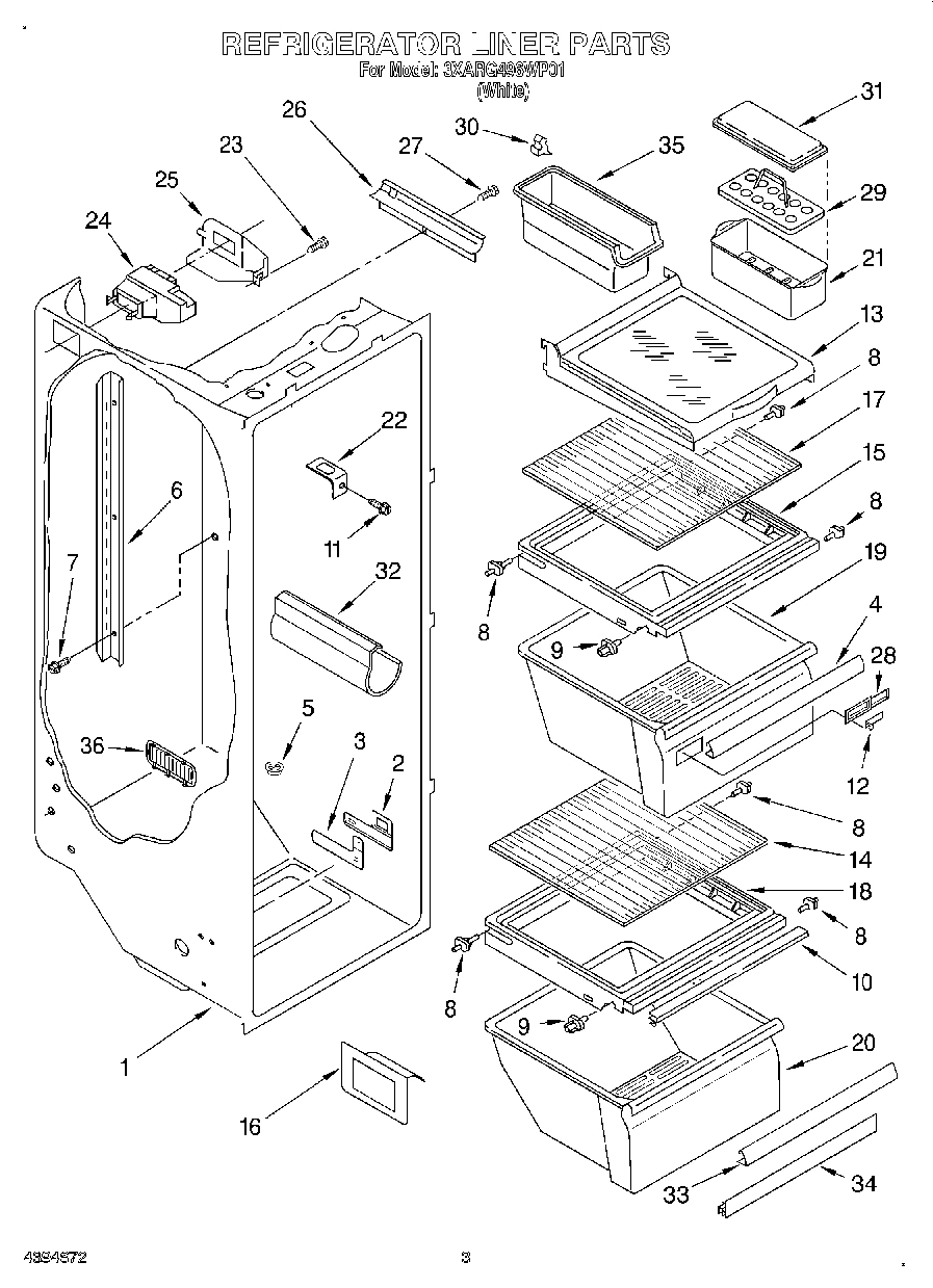 02 - REFRIGERATOR LINER