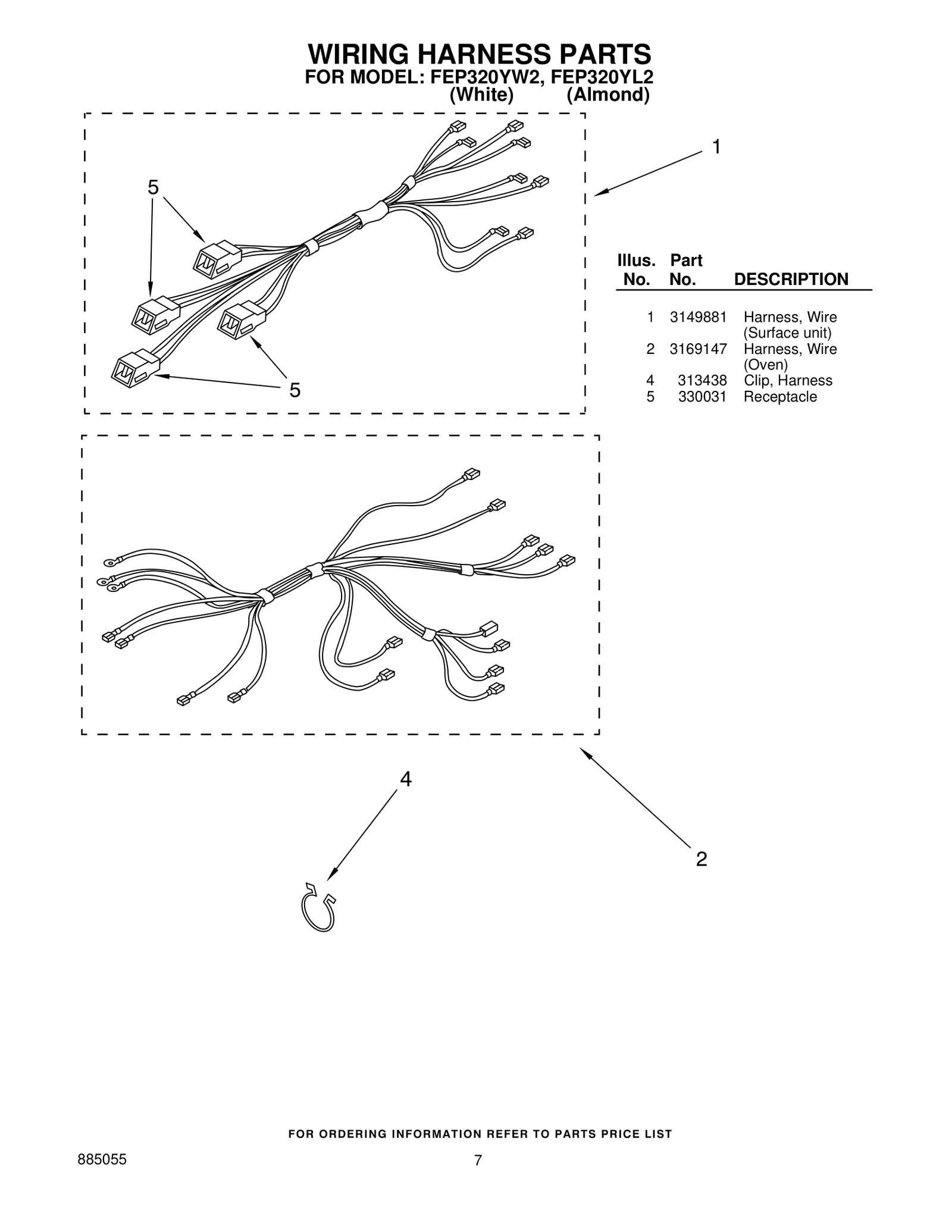 WIRING HARNESS PARTS