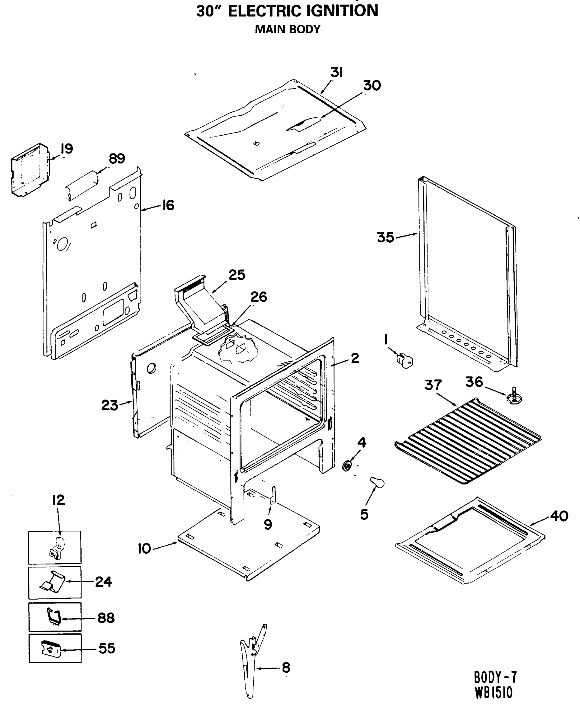 30" ELECTRIC IGNITION