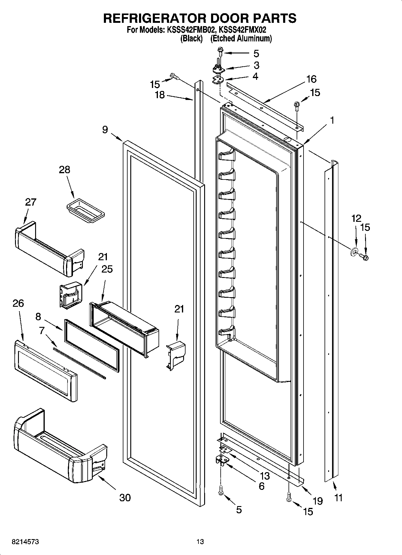 09 - REFRIGERATOR DOOR PARTS