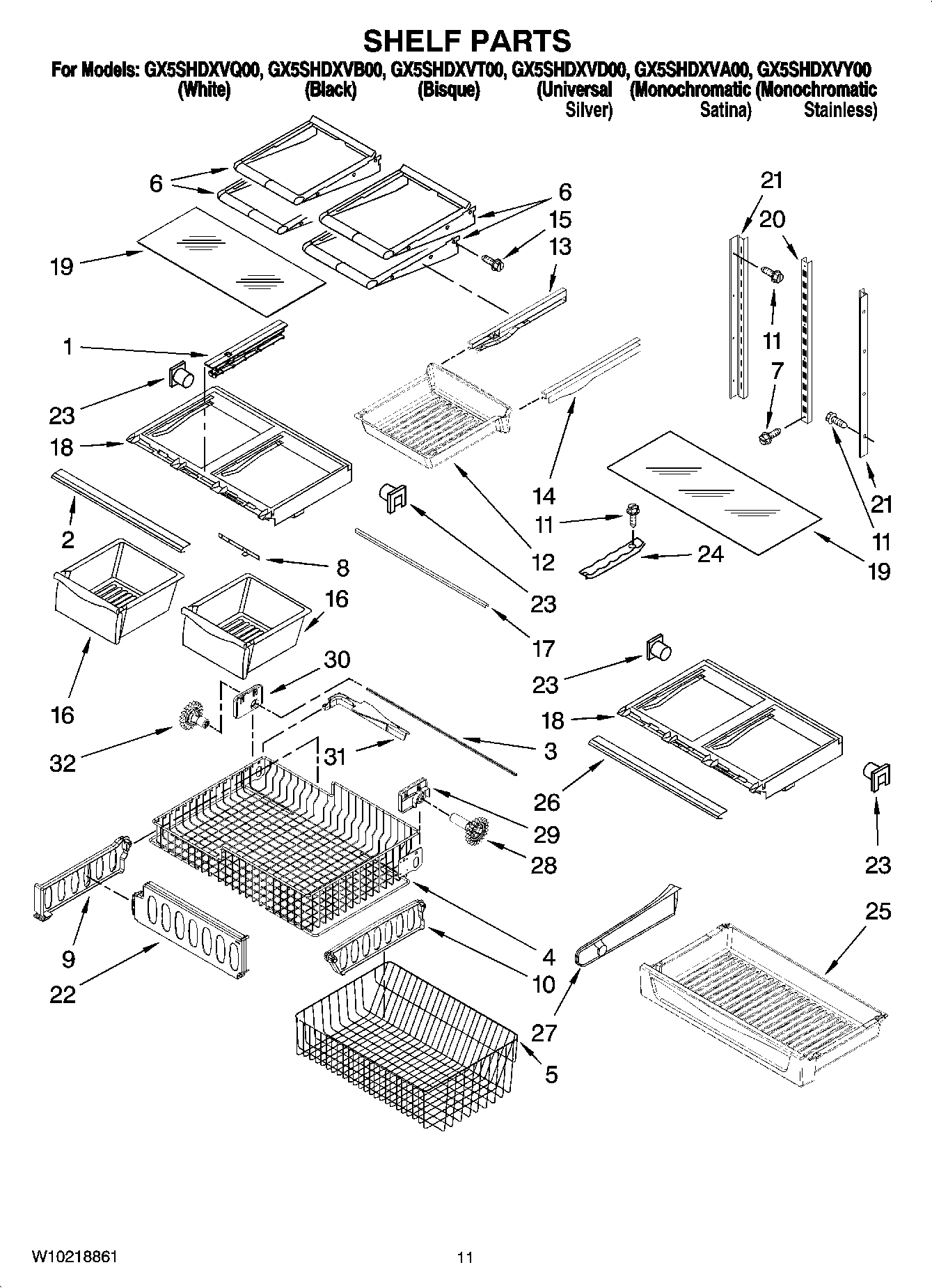 07 - SHELF PARTS