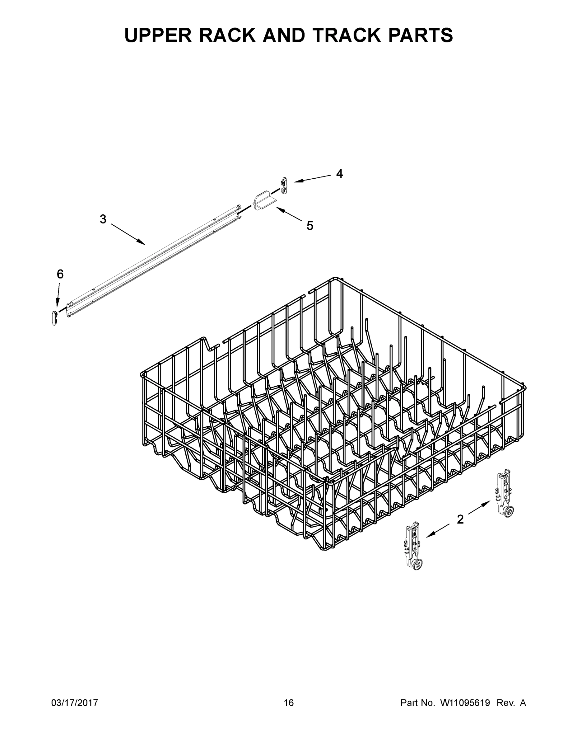 09 - UPPER RACK AND TRACK PARTS