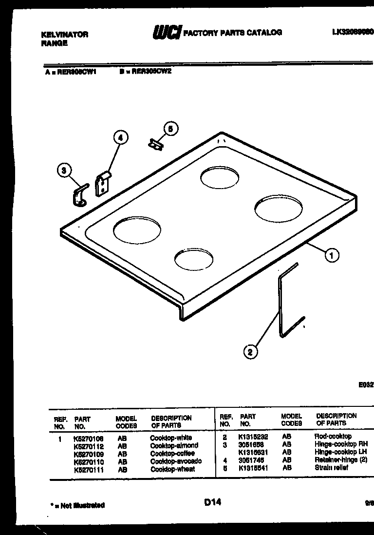 03 - COOKTOP PARTS