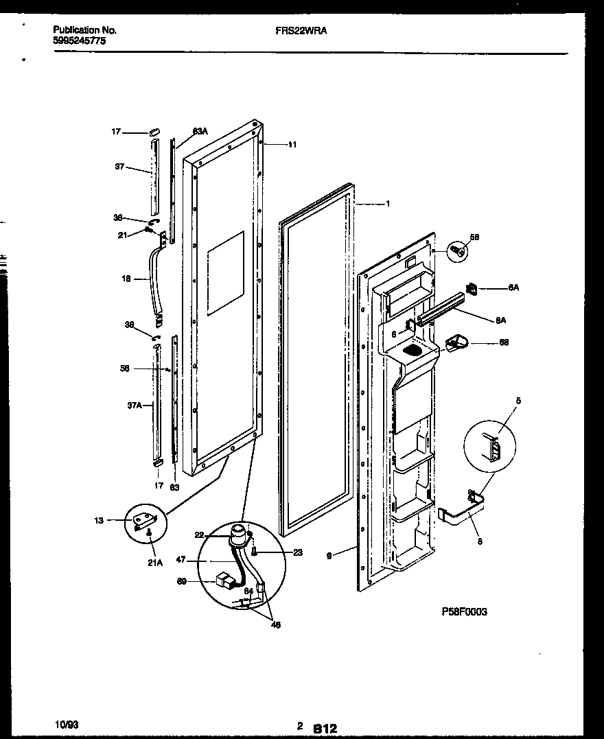 02 - FREEZER DOOR PARTS