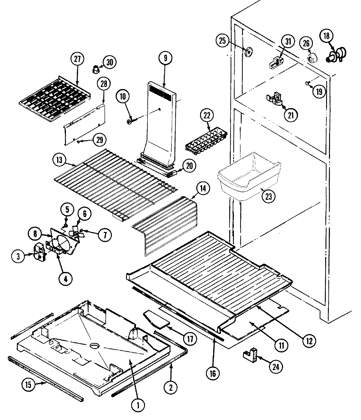 01 - FREEZER COMPARTMENT