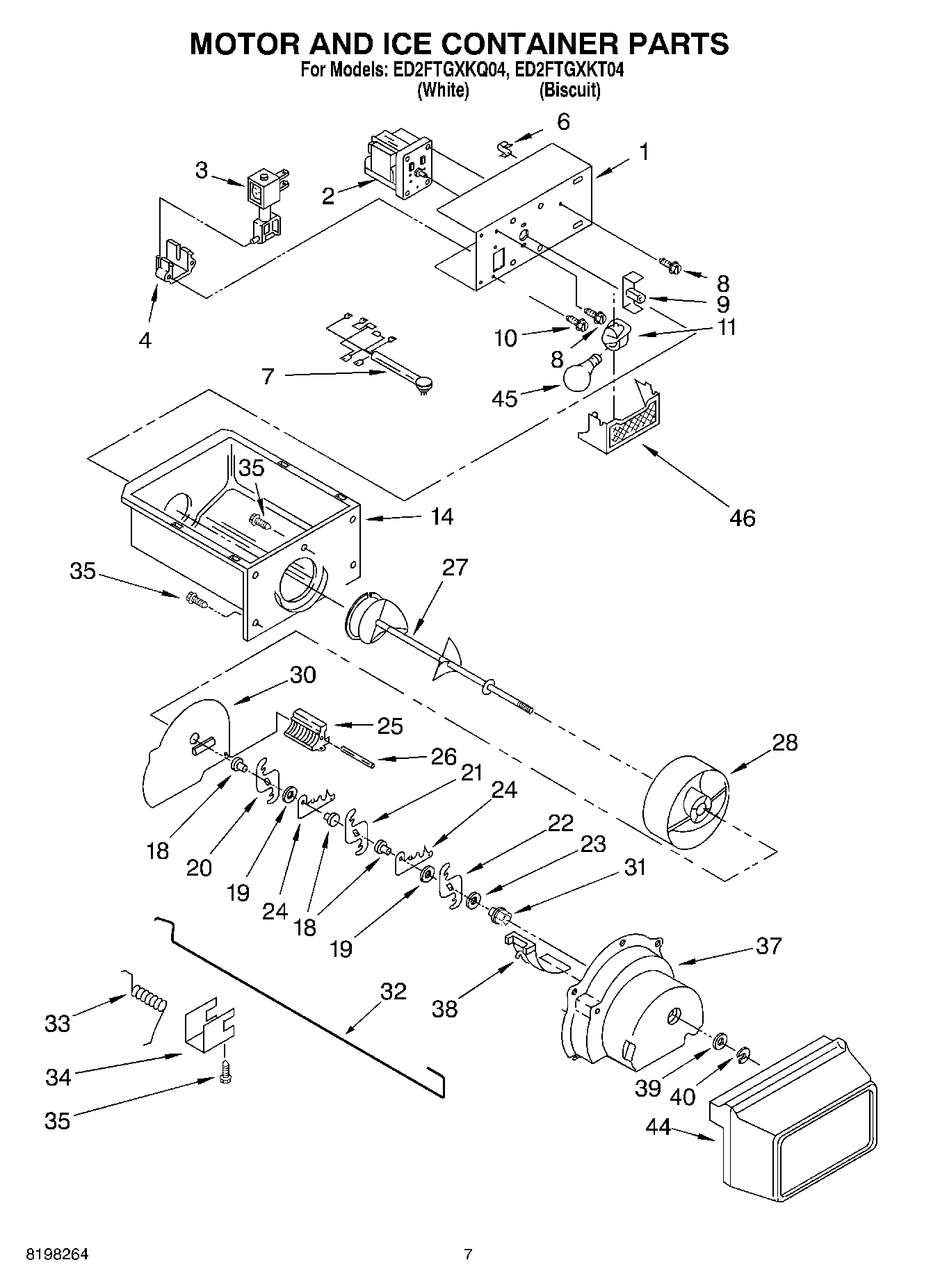 05 - MOTOR AND ICE CONTAINER