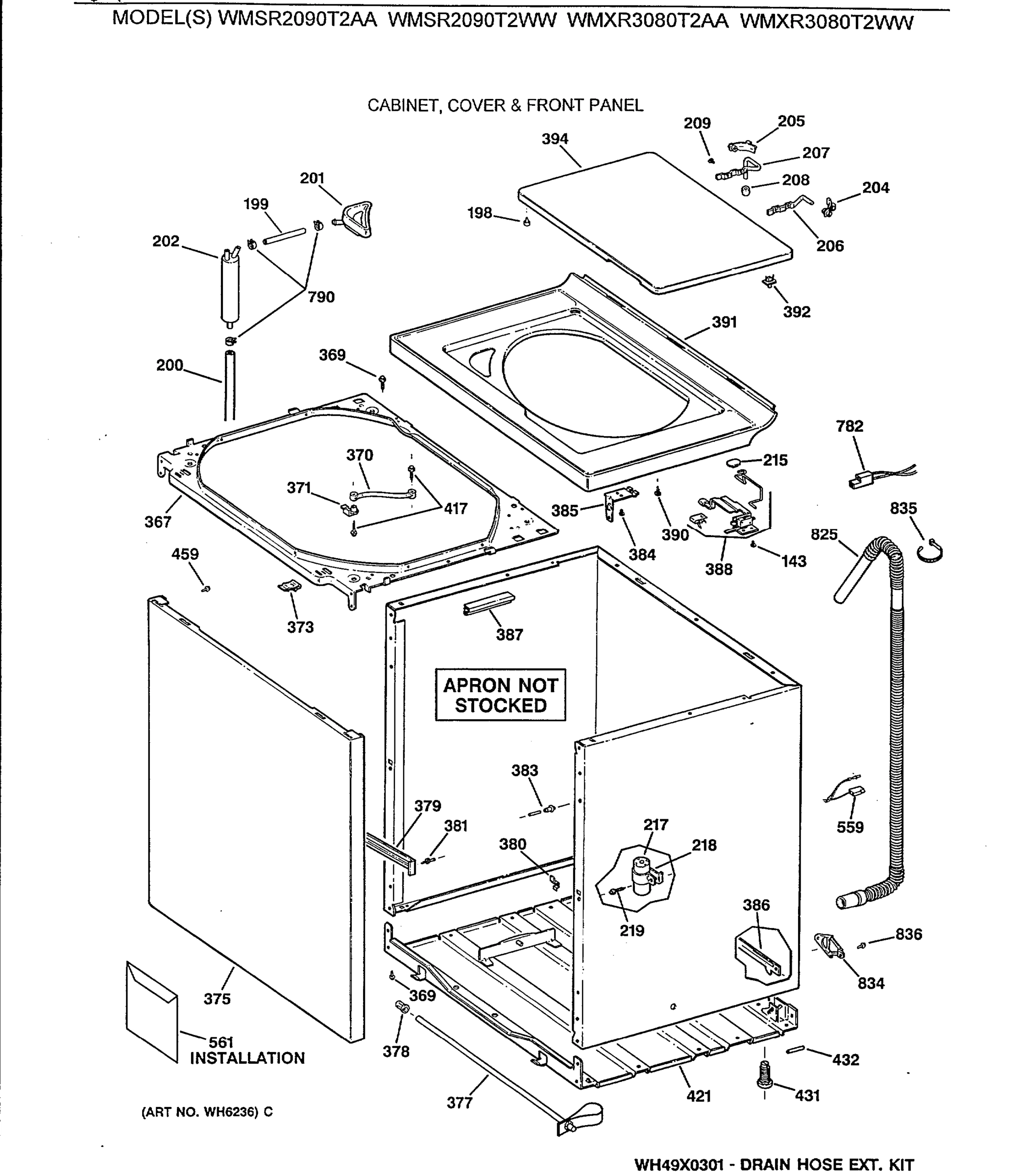 CABINET, COVER & FRONT PANEL