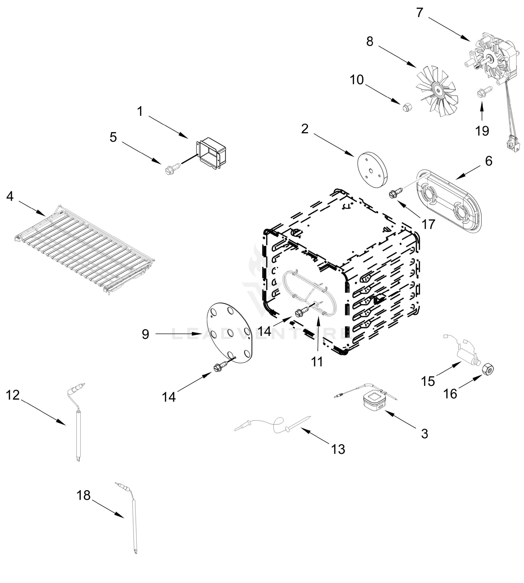 INTERNAL OVEN PARTS (30 In)