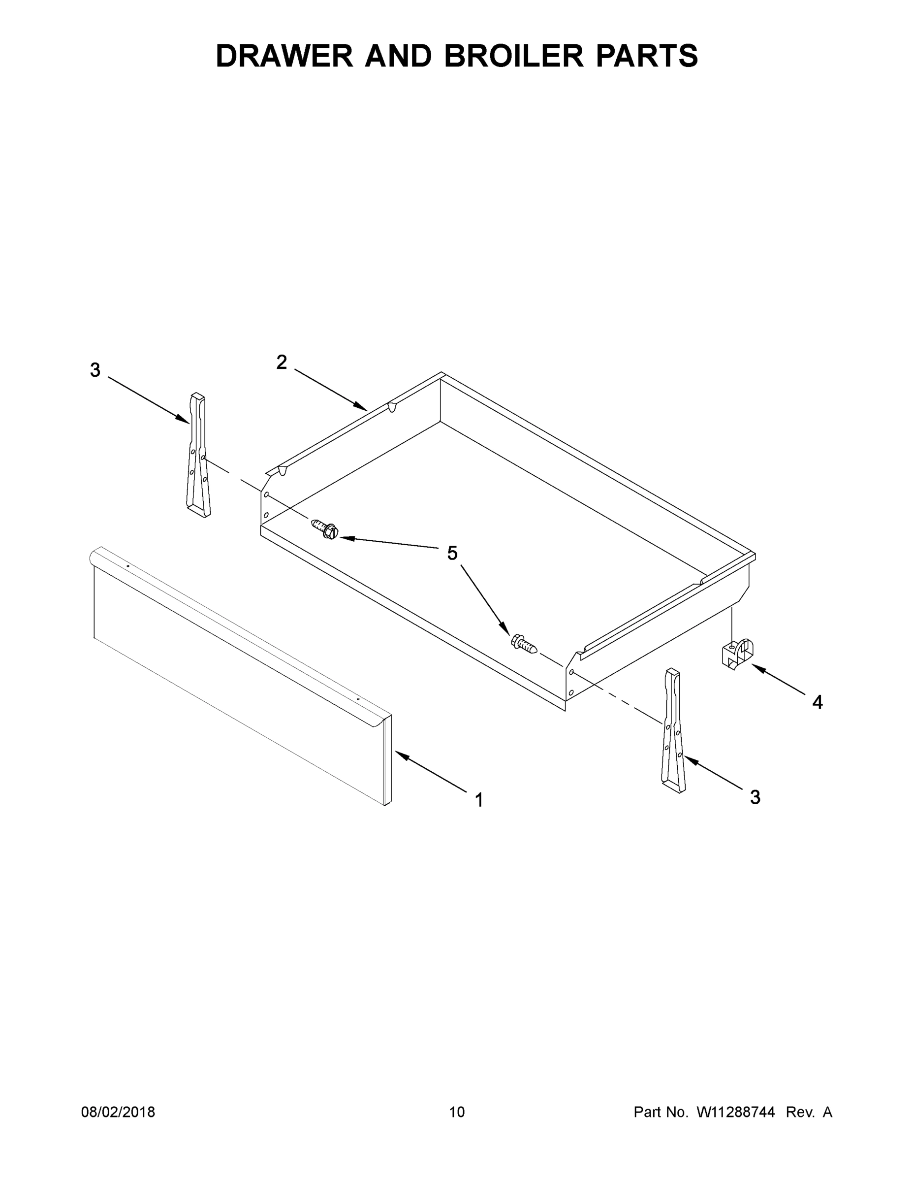 06 - DRAWER AND BROILER PARTS