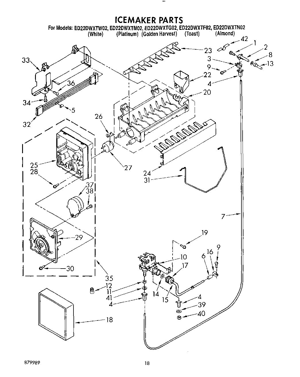 13 - ICEMAKER, LIT/OPTIONAL