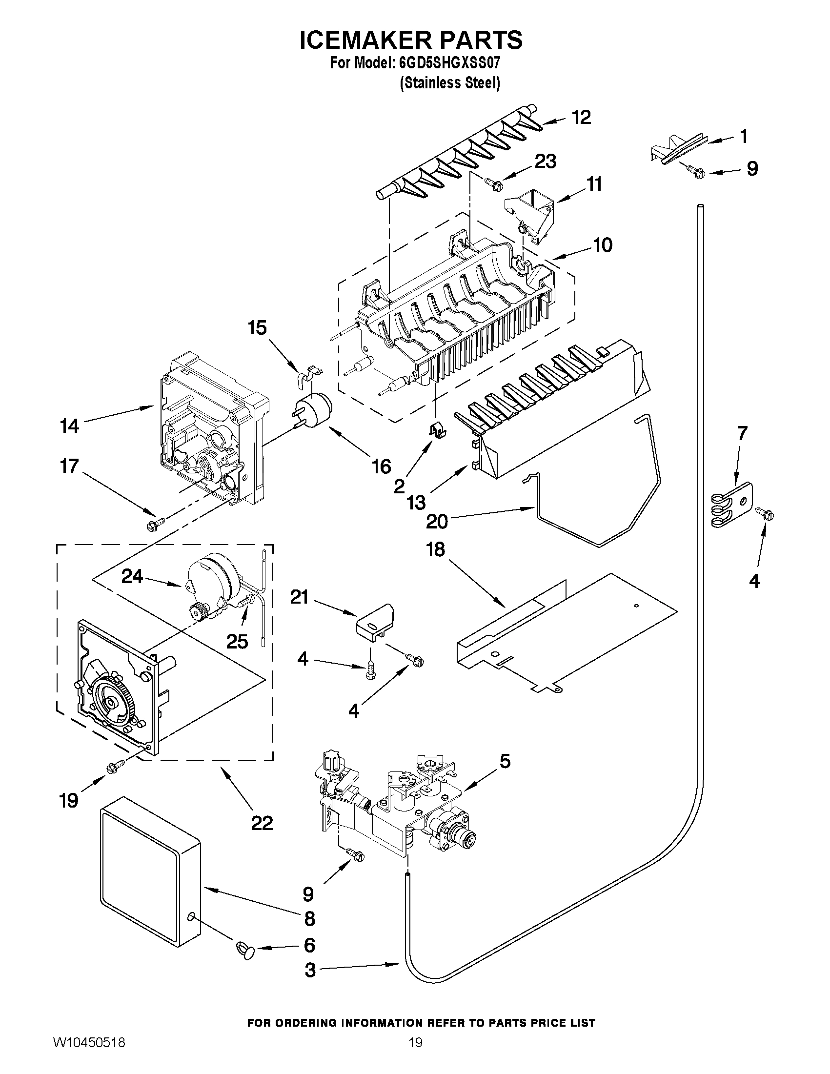 11 - ICEMAKER PARTS