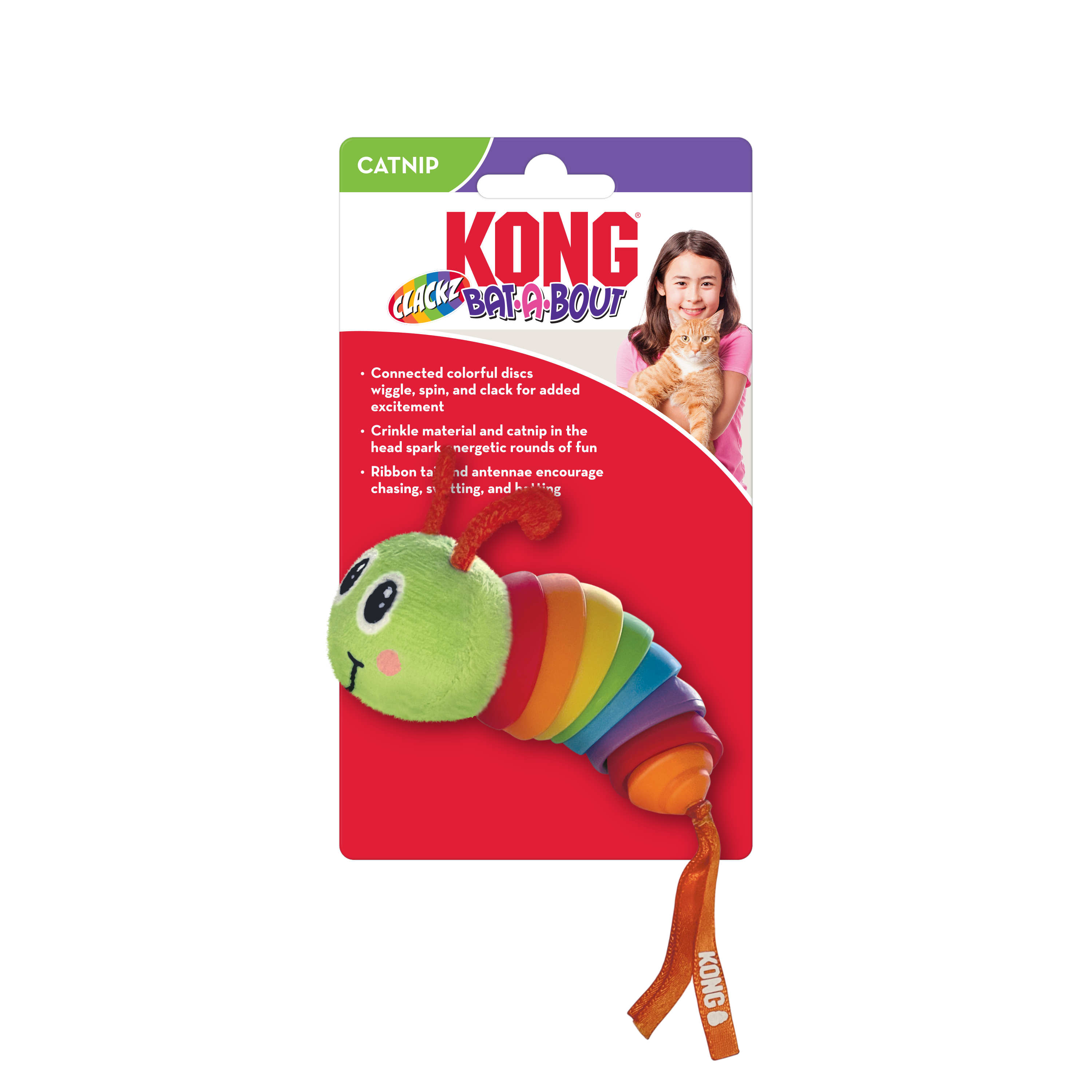 Bat-A-Bout Clackz Caterpillar onpack product image