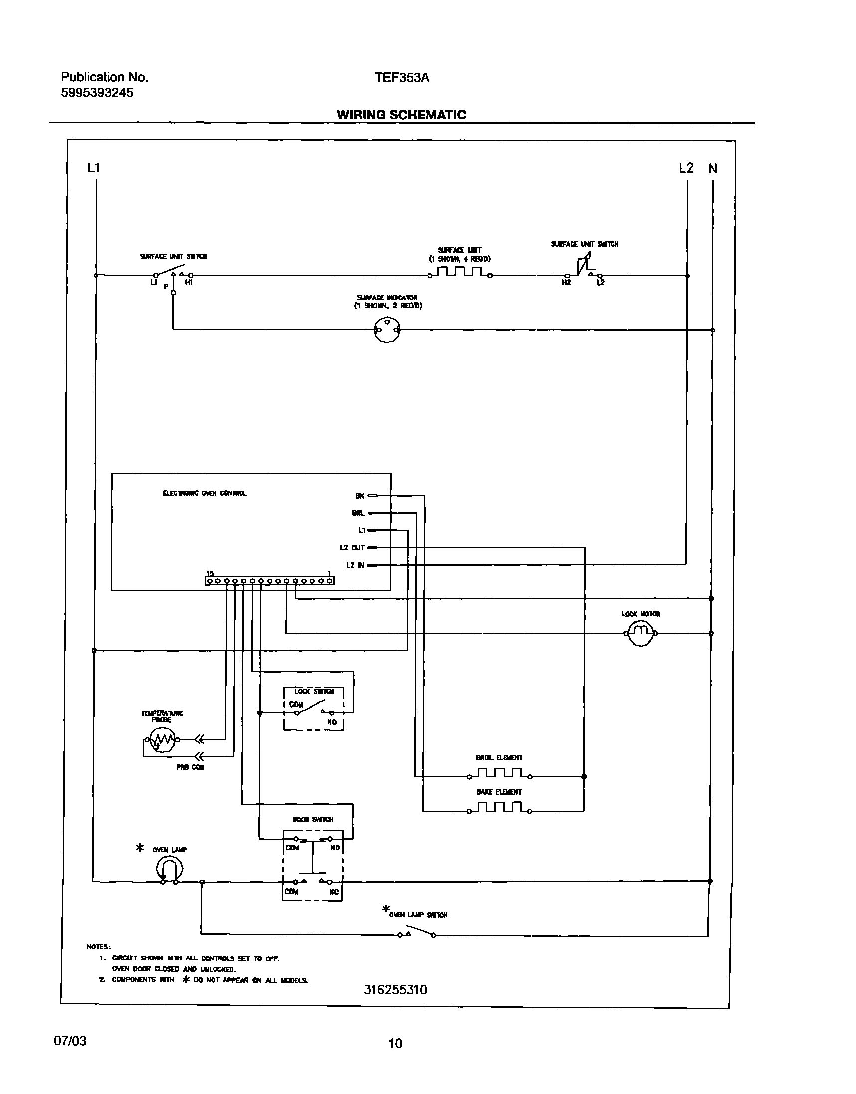 10 - WIRING SCHEMATIC