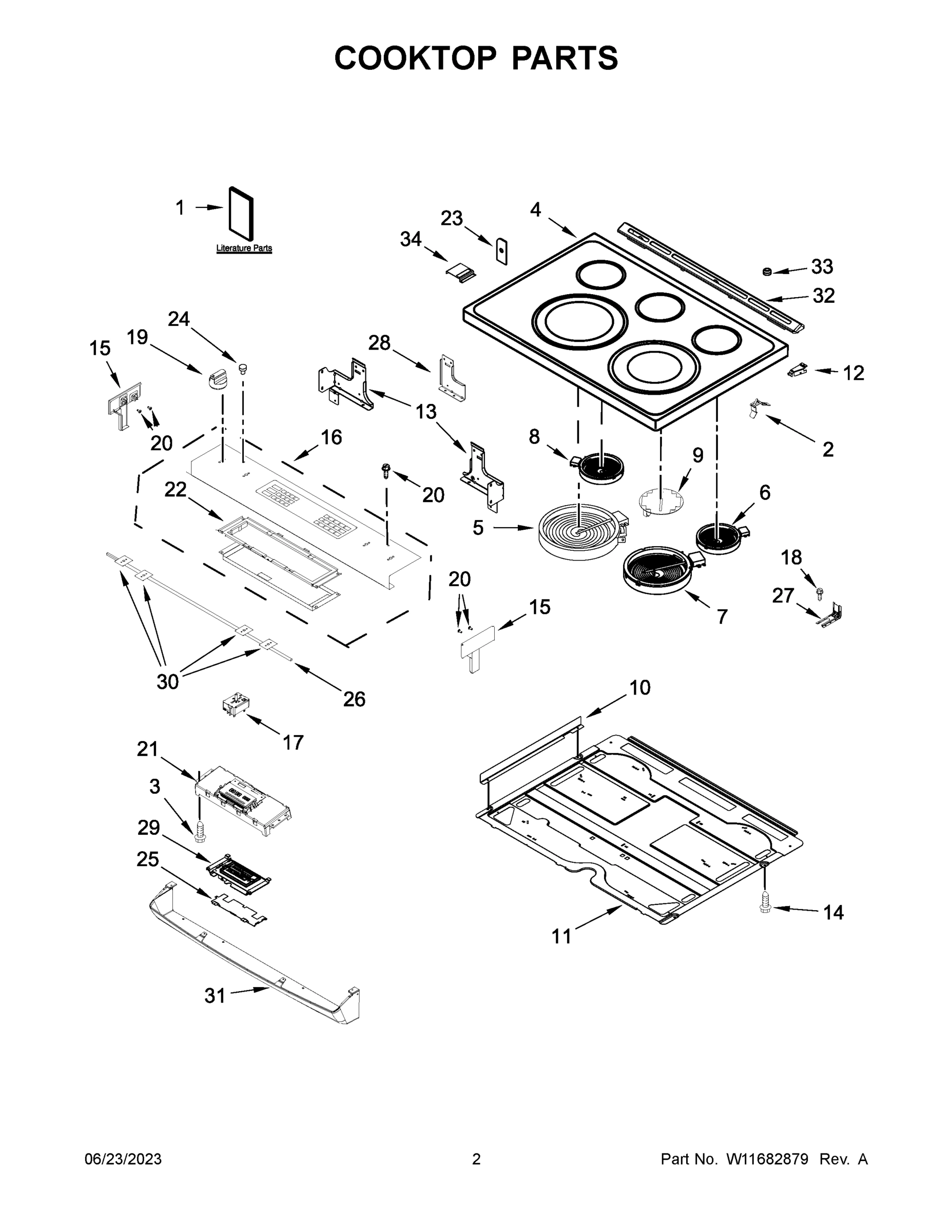 02 - COOKTOP PARTS