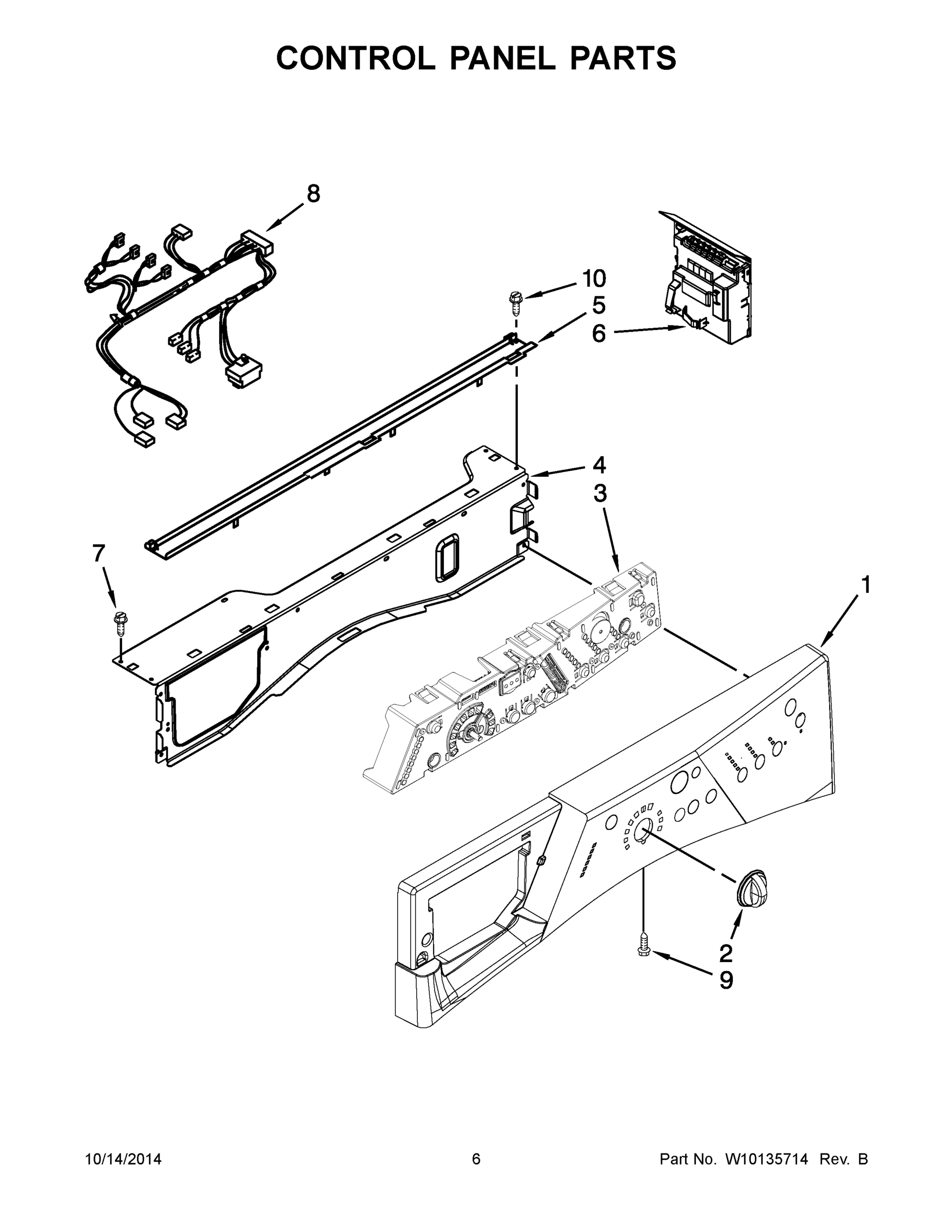 04 - CONTROL PANEL PARTS