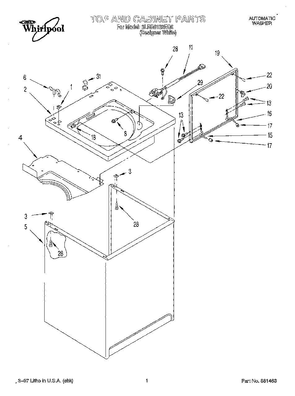 01 - TOP AND CABINET