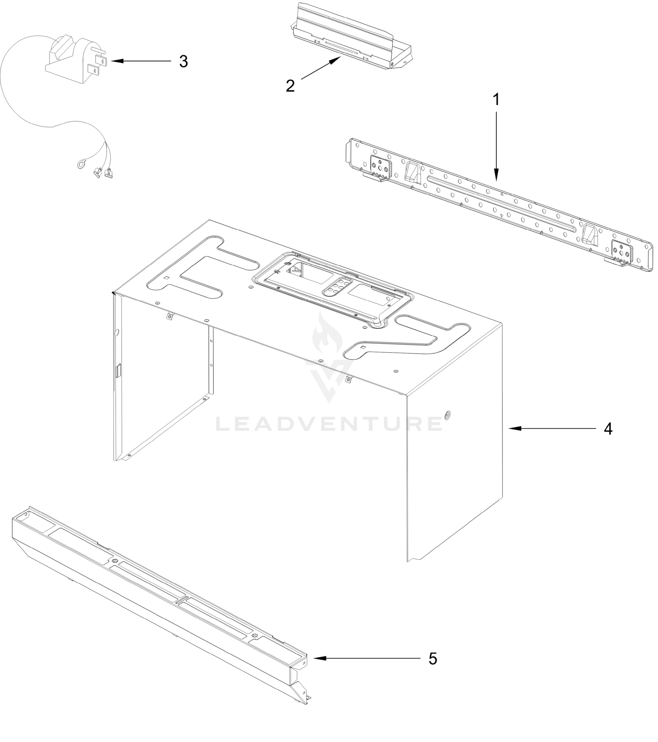 CABINET AND INSTALLATION PARTS