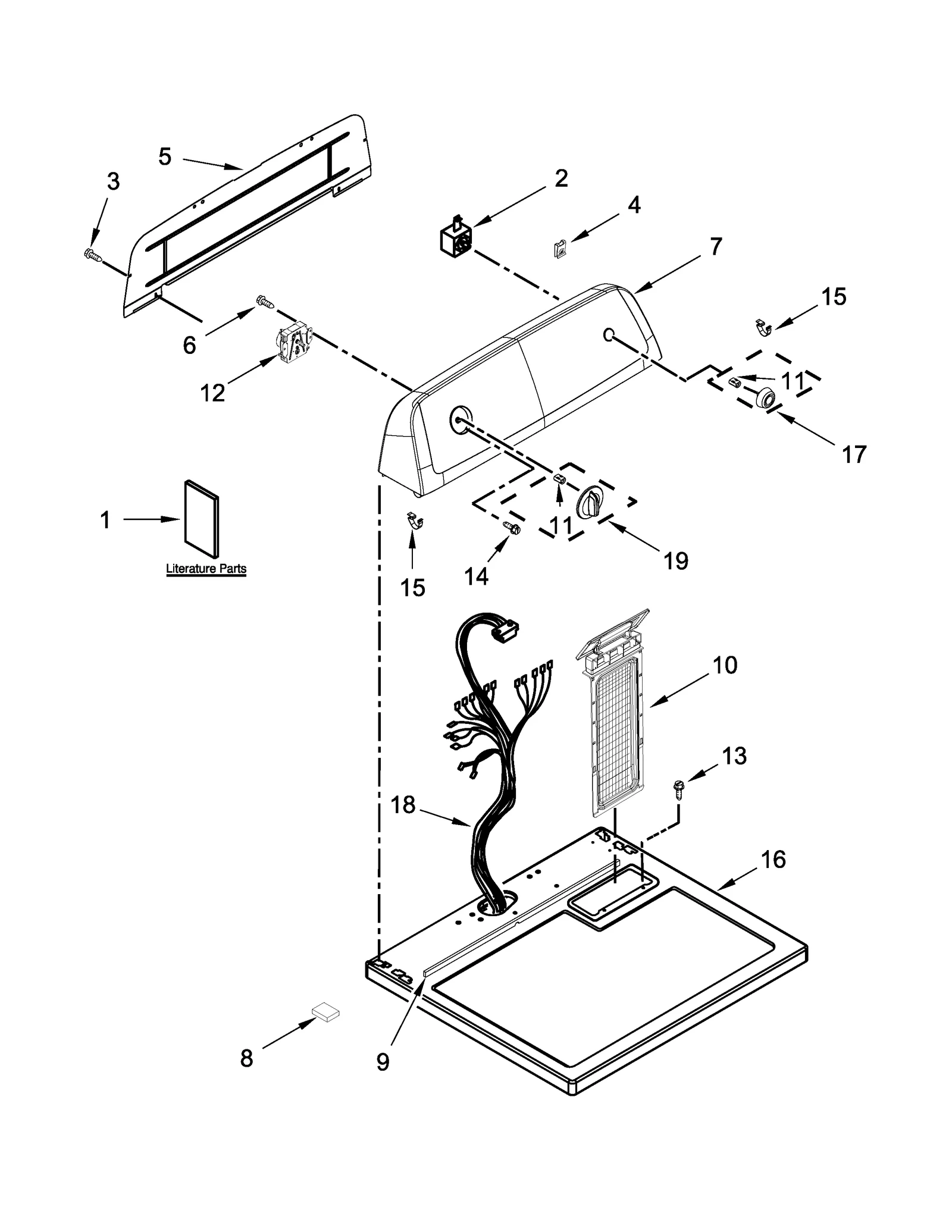 TOP AND CONSOLE PARTS