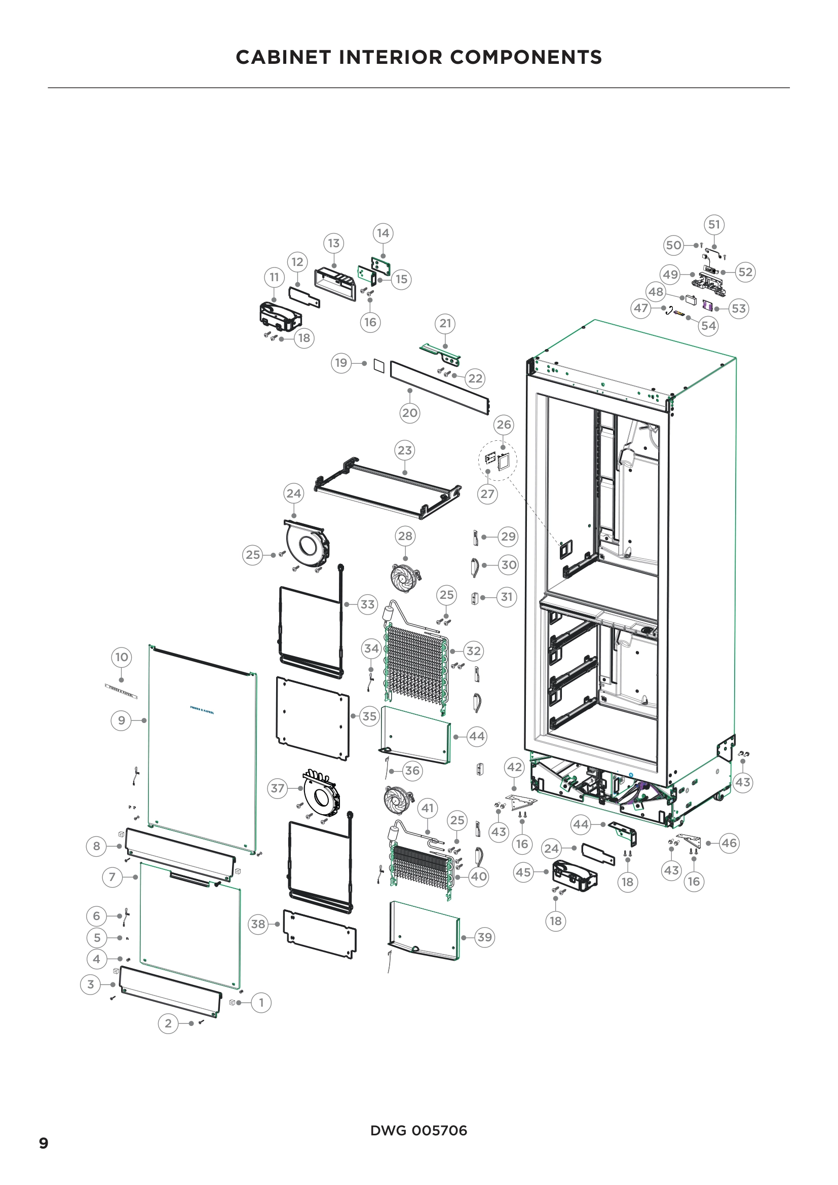 CABINET INTERIOR COMPONENTS