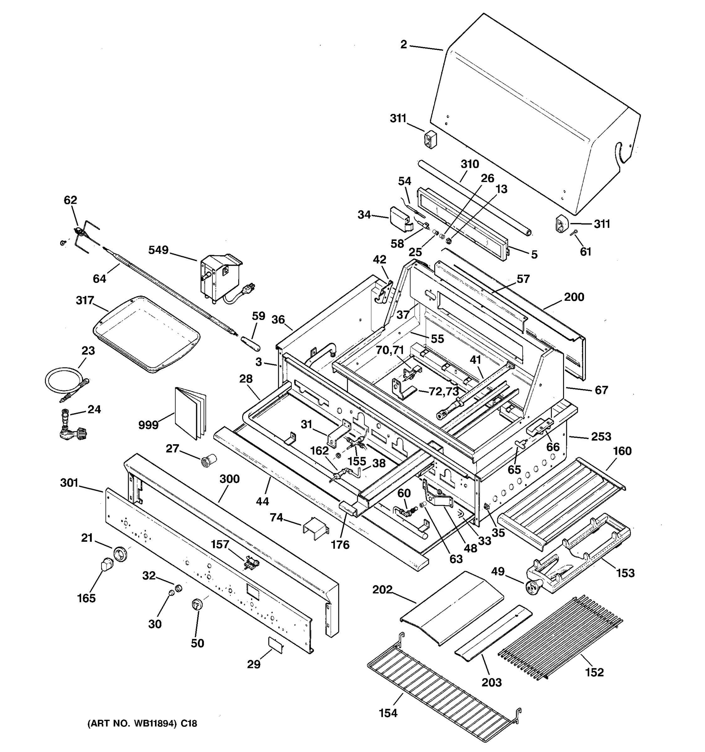 GAS GRILL PARTS