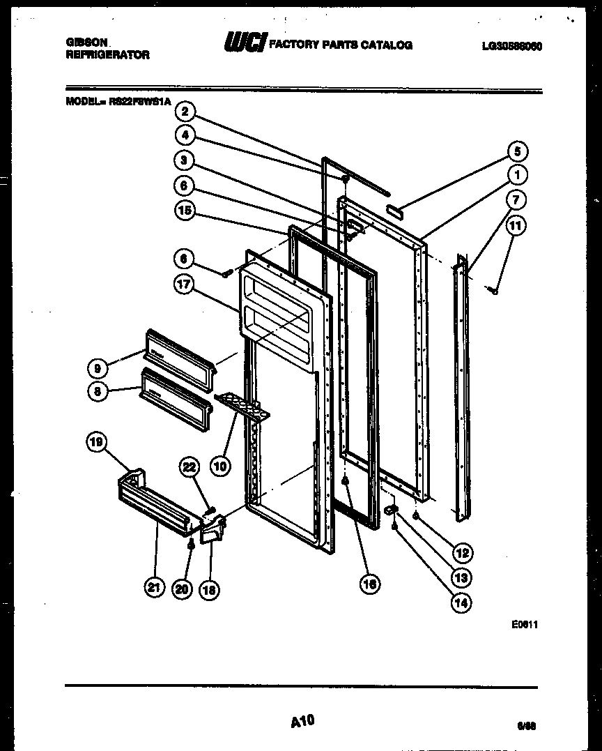 02 - REFRIGERATOR DOOR PARTS