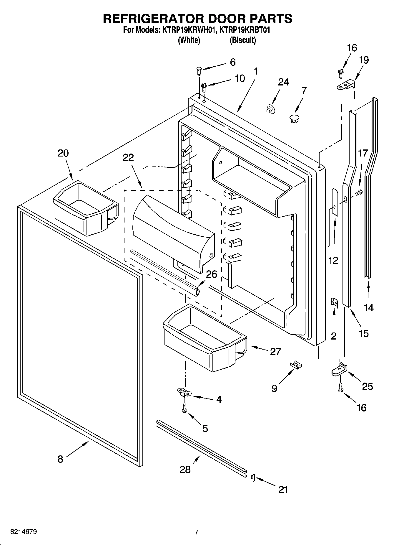 04 - REFRIGERATOR DOOR PARTS