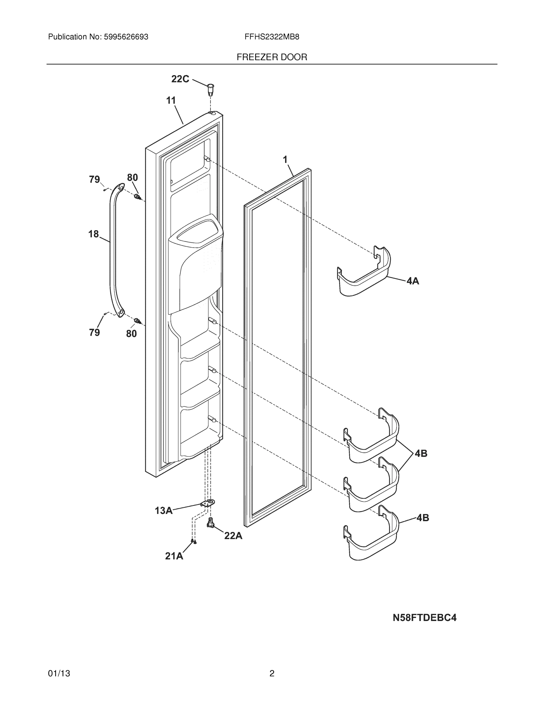 03 - FREEZER DOOR