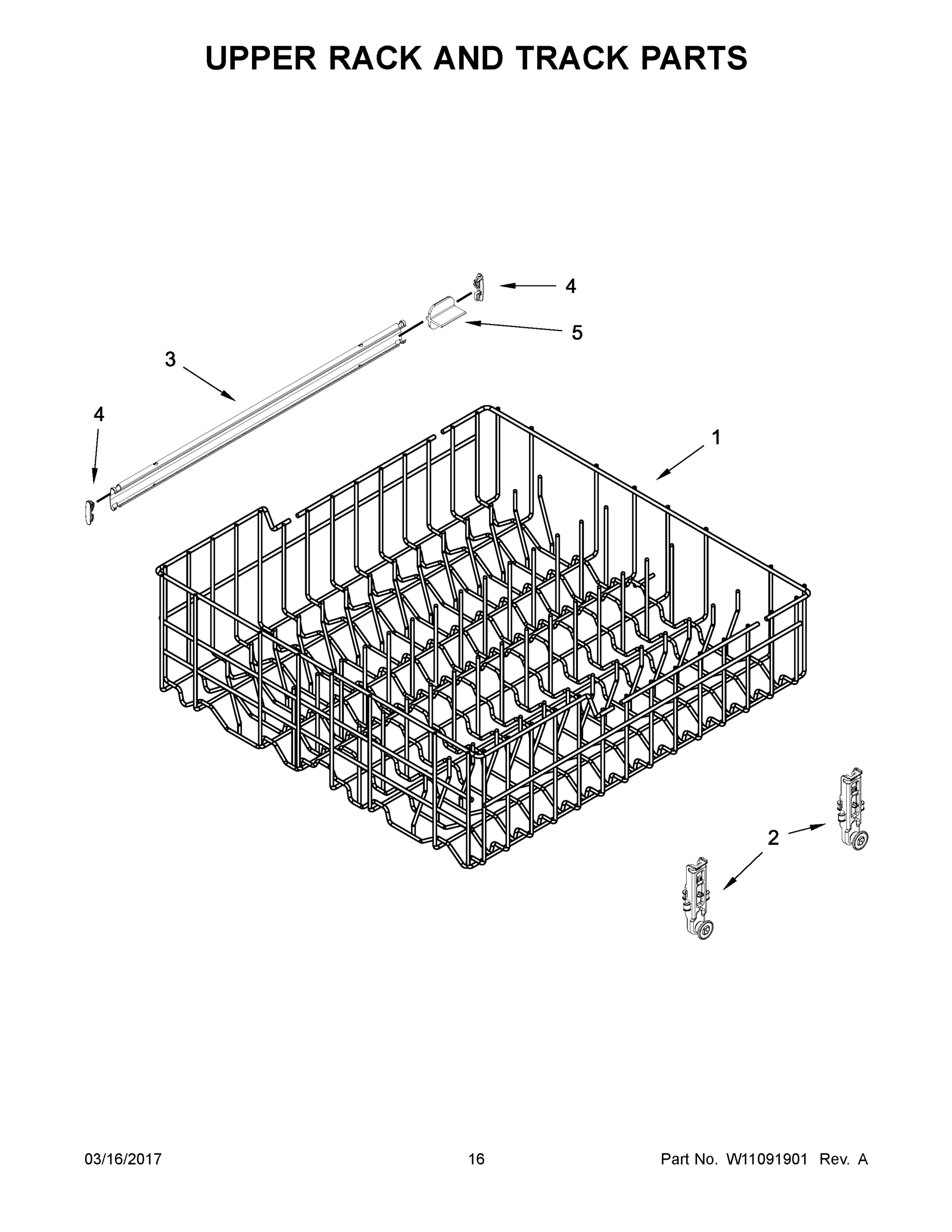 09 - UPPER RACK AND TRACK PARTS