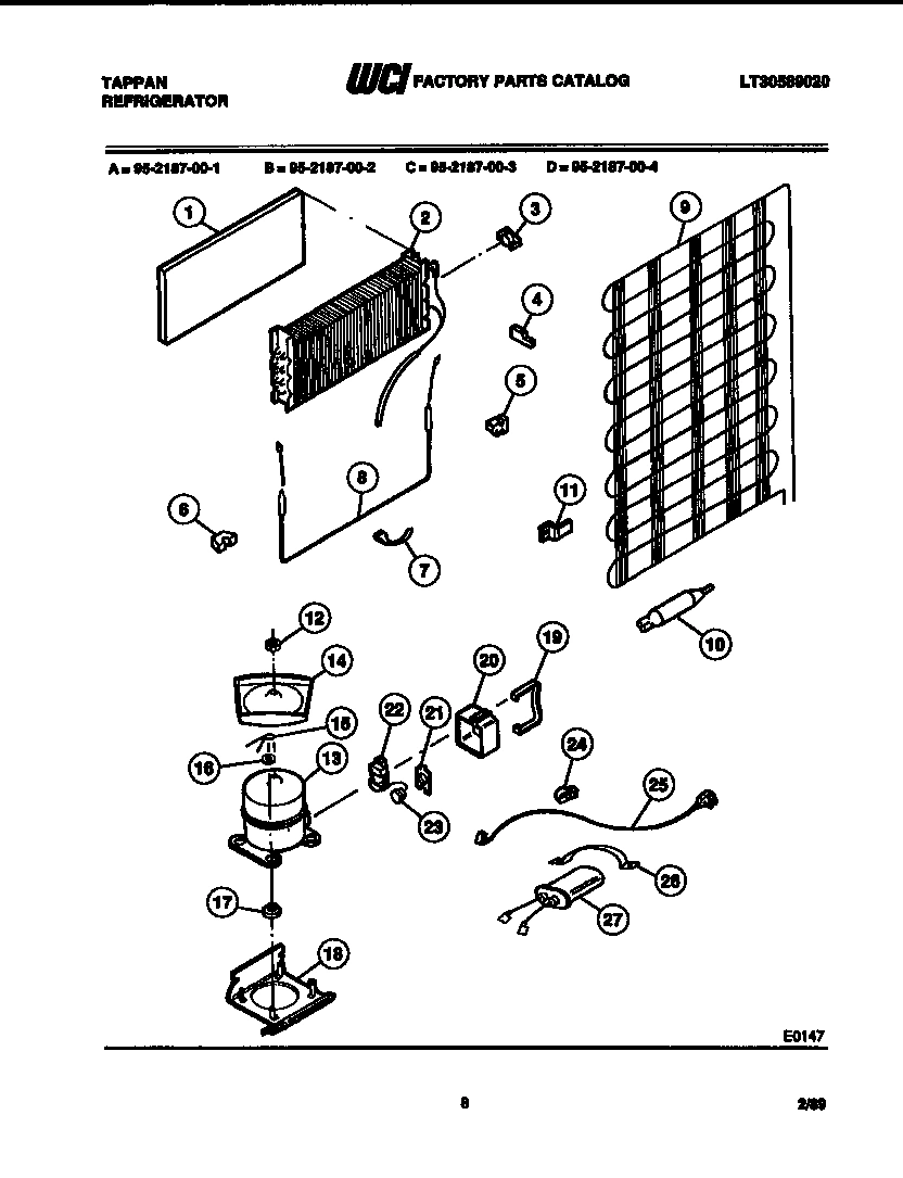 05 - SYSTEM AND AUTOMATIC DEFROST PARTS