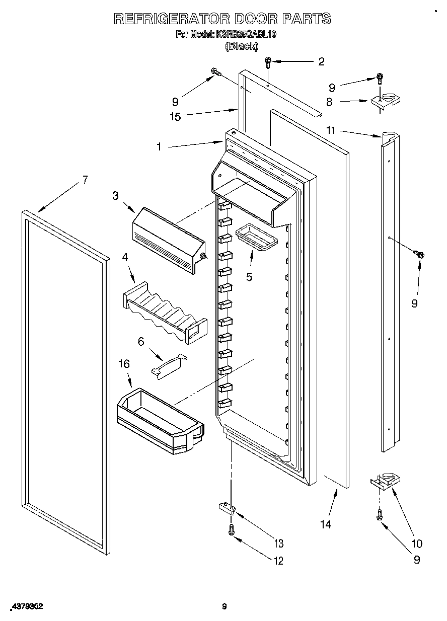 06 - REFRIGERATOR DOOR, LIT/OPTIONAL
