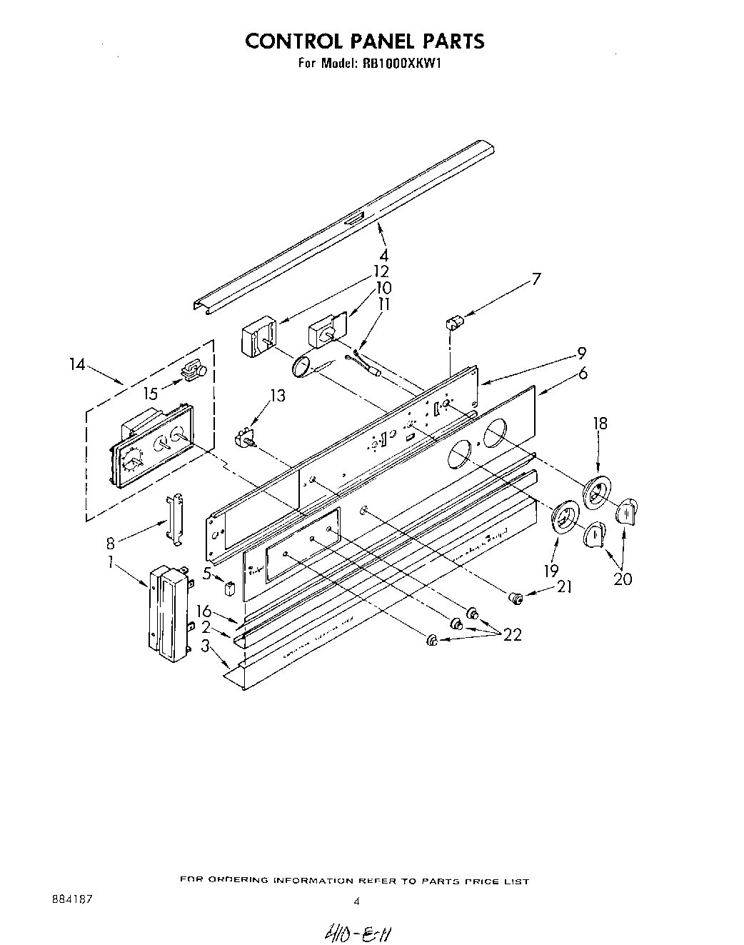03 - CONTROL PANEL , LITERATURE AND OPTIONAL