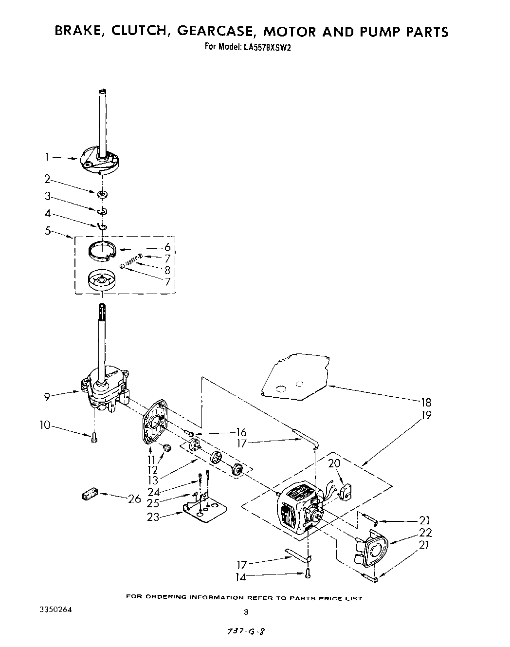 06 - BRAKE, CLUTCH, GEARCASE, MOTOR AND PUMP