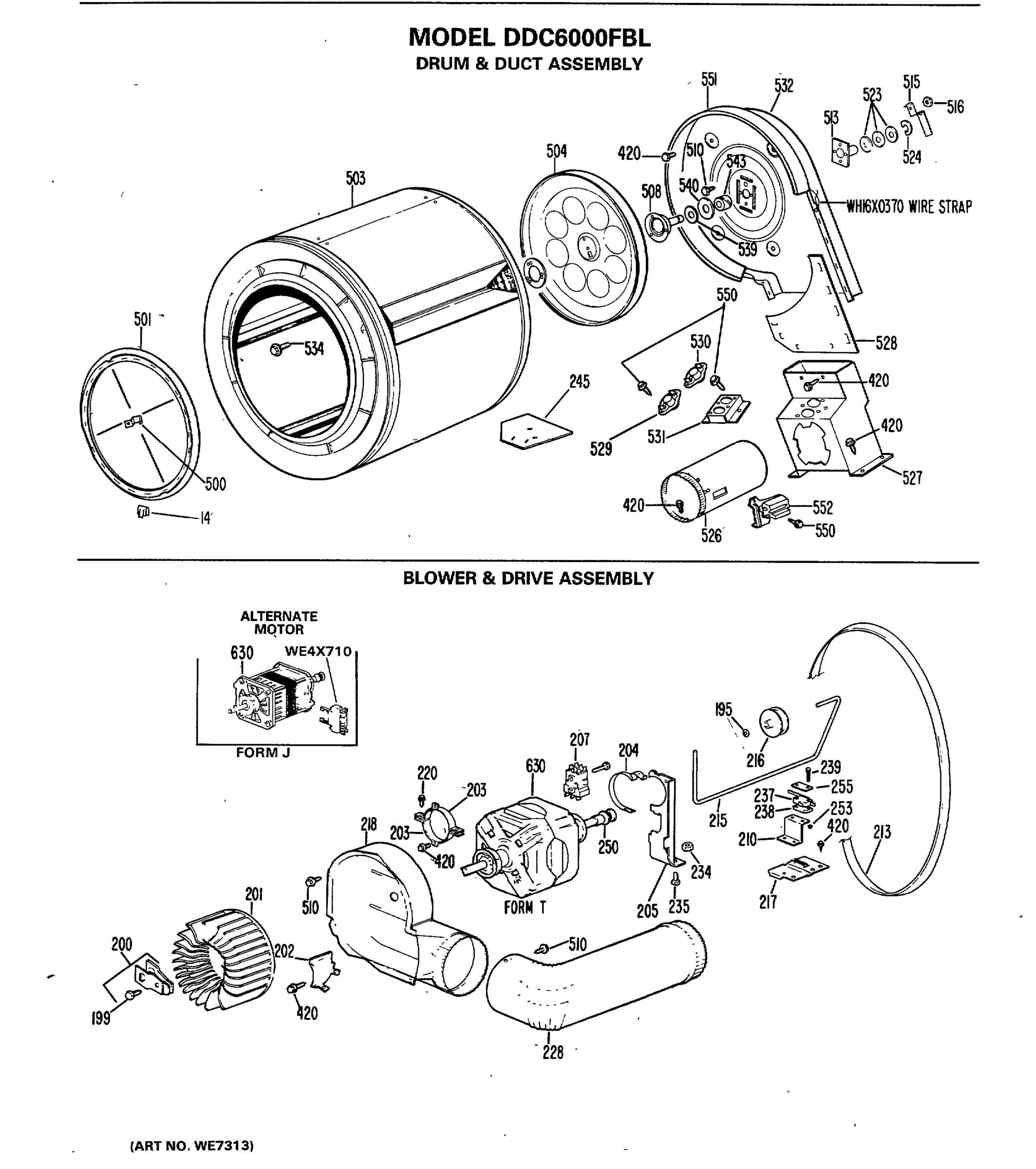 DRUM & DUCT ASSEMBLY