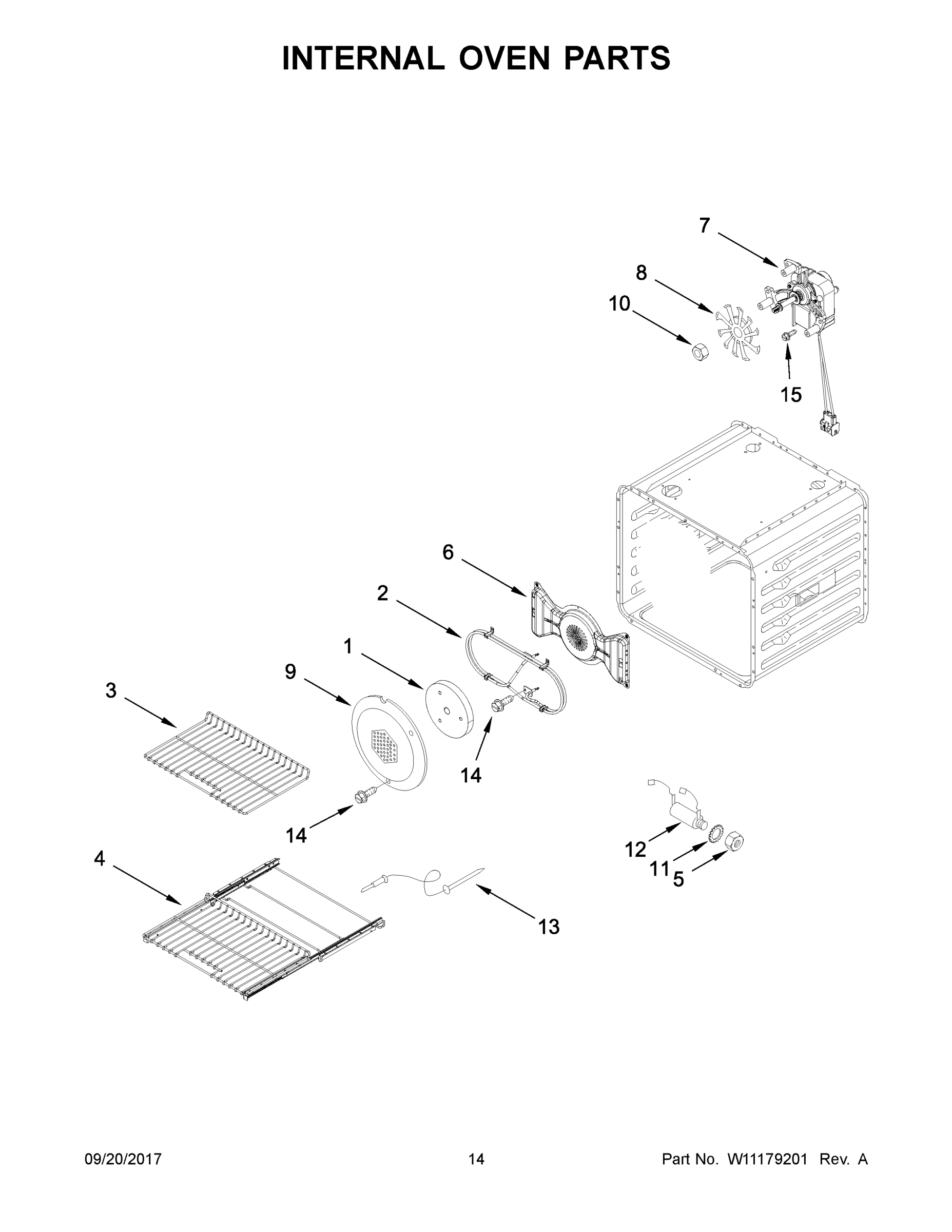 08 - INTERNAL OVEN PARTS