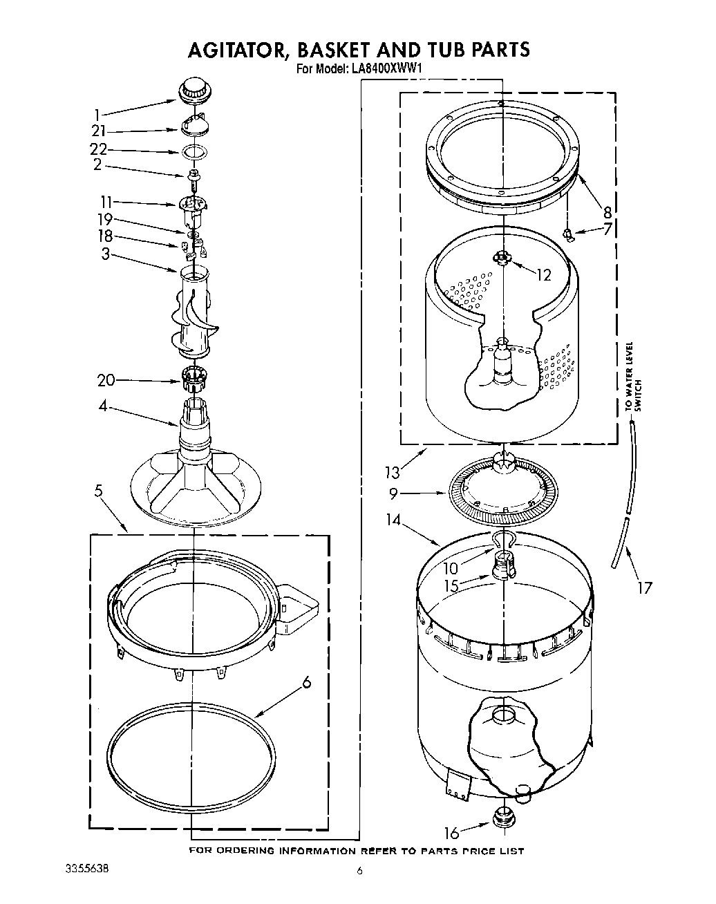 04 - AGITATOR, BASKET AND TUB