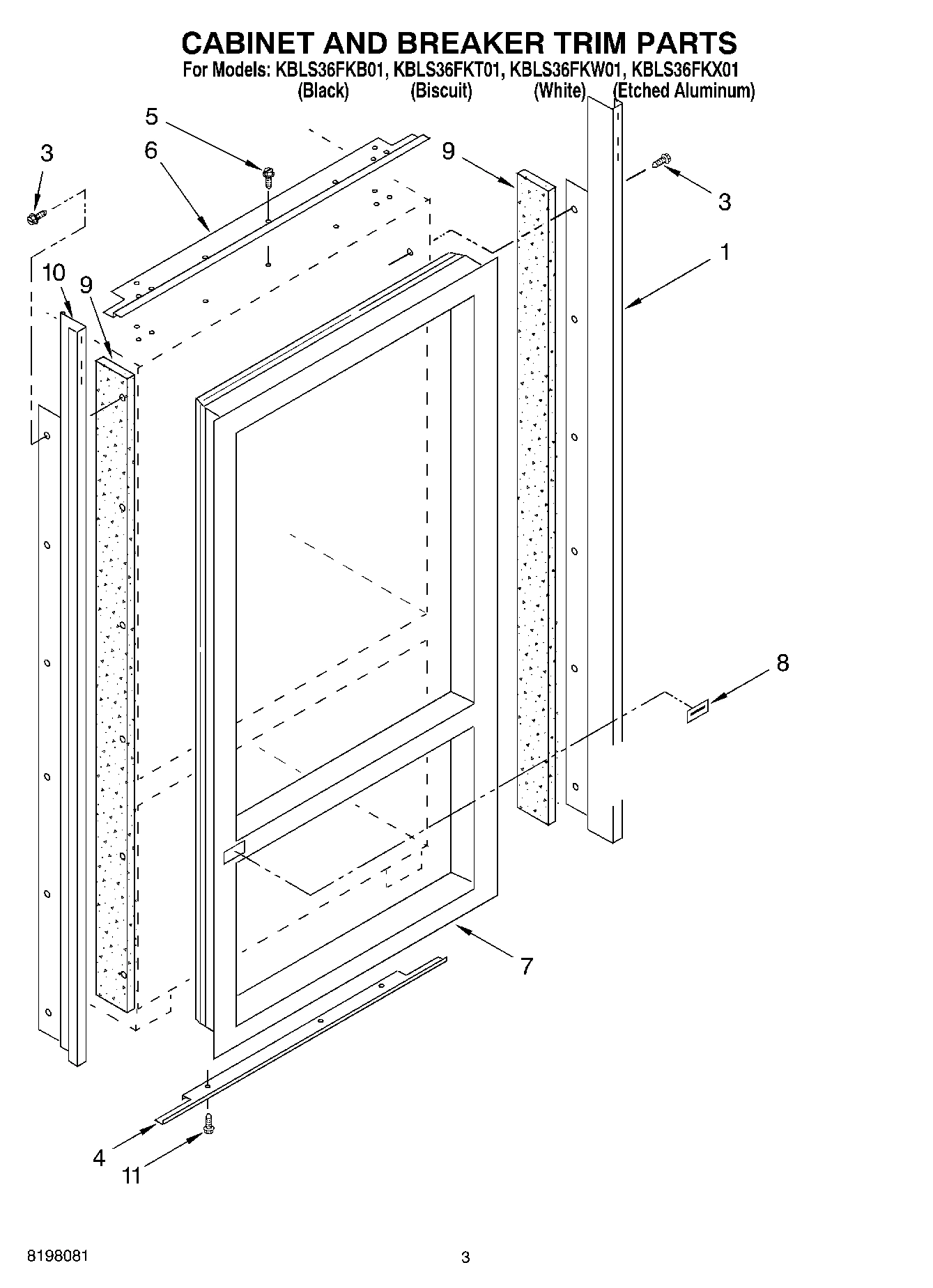 02 - CABINET AND BREAKER TRIM