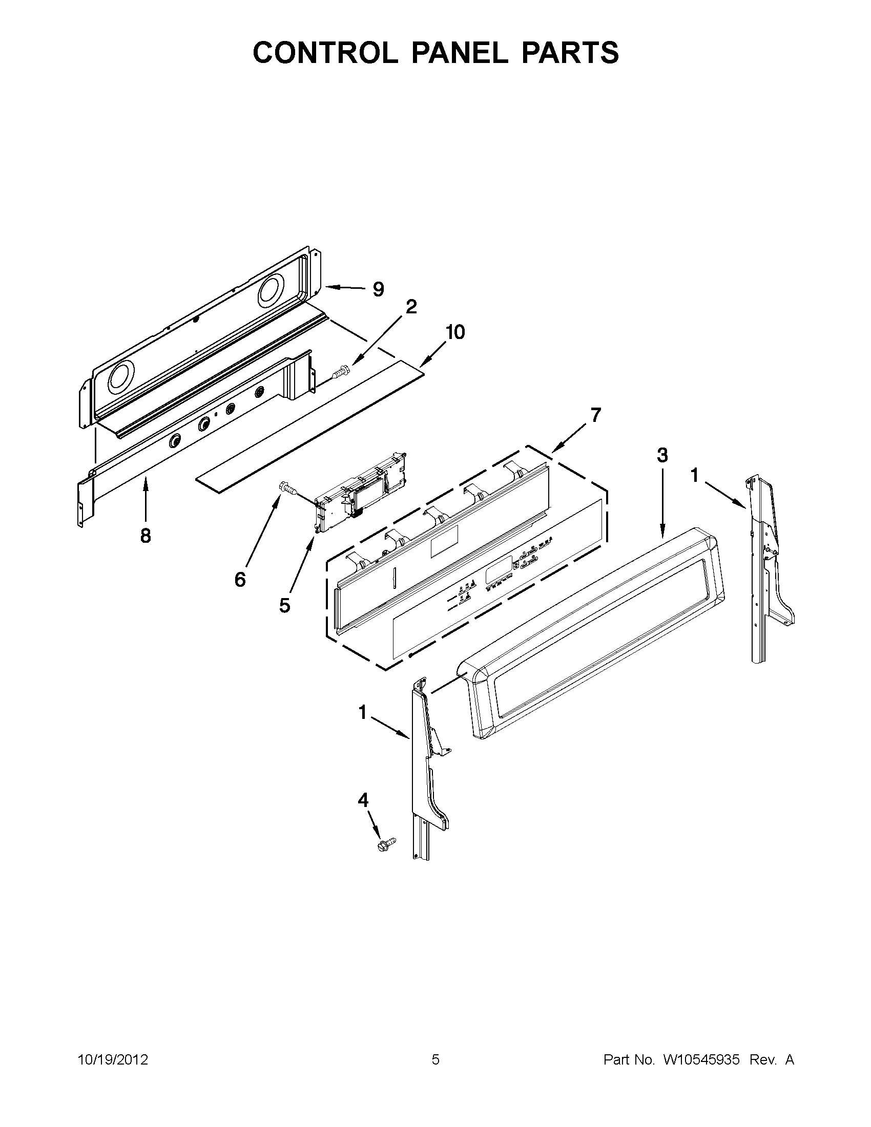 02 - CONTROL PANEL PARTS