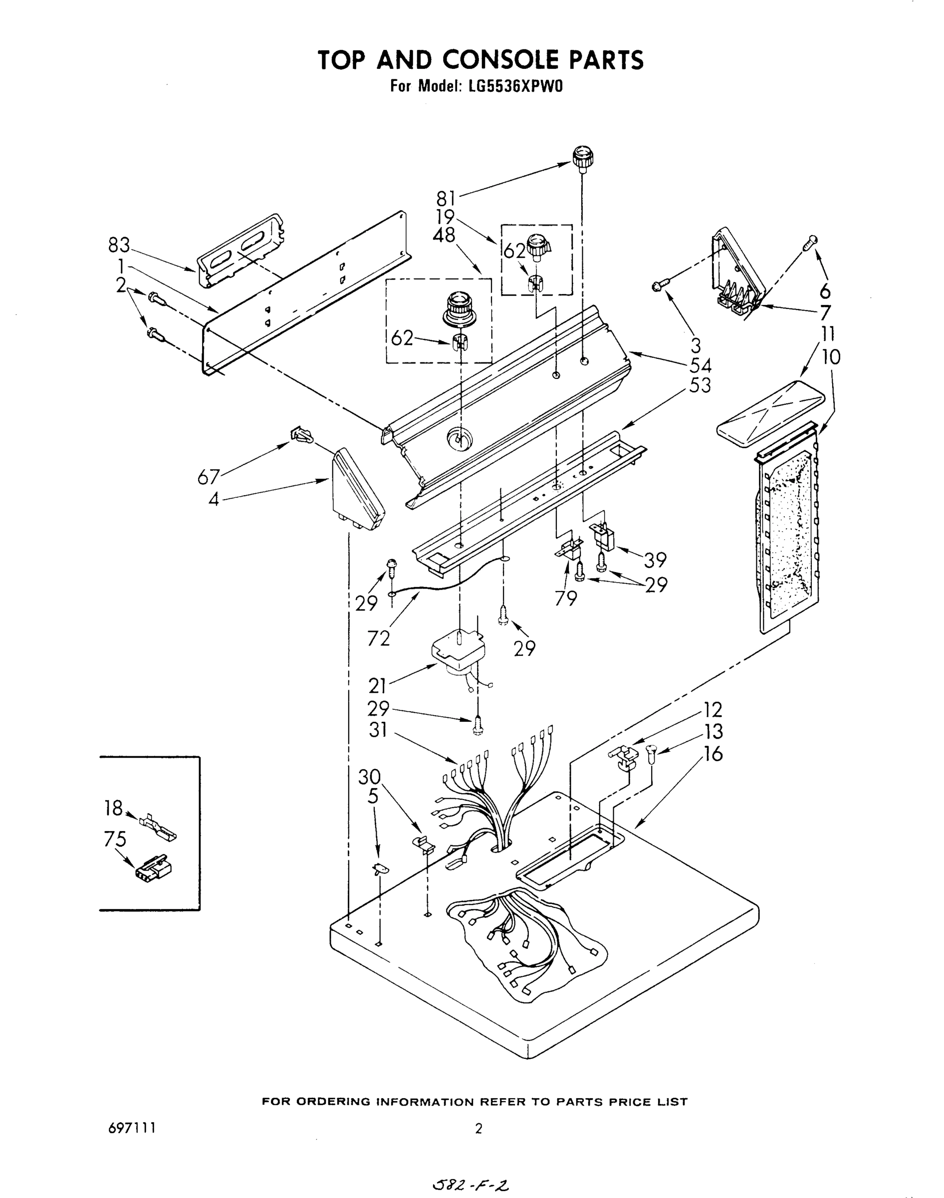 02 - TOP AND CONSOLE , LITERATURE AND OPTIONAL