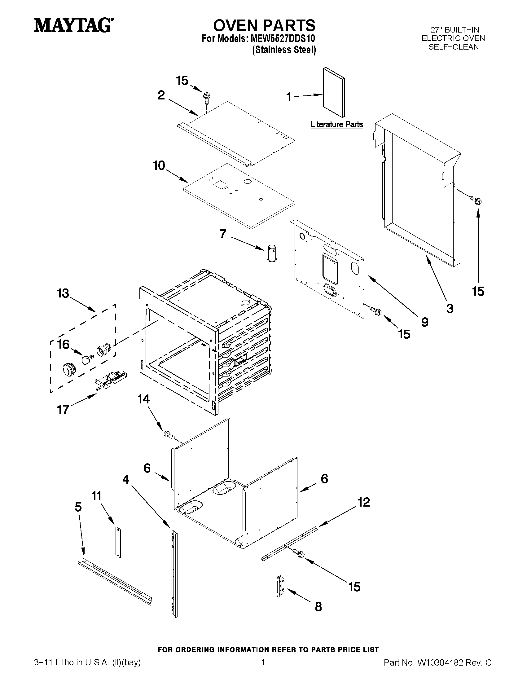 01 - OVEN PARTS