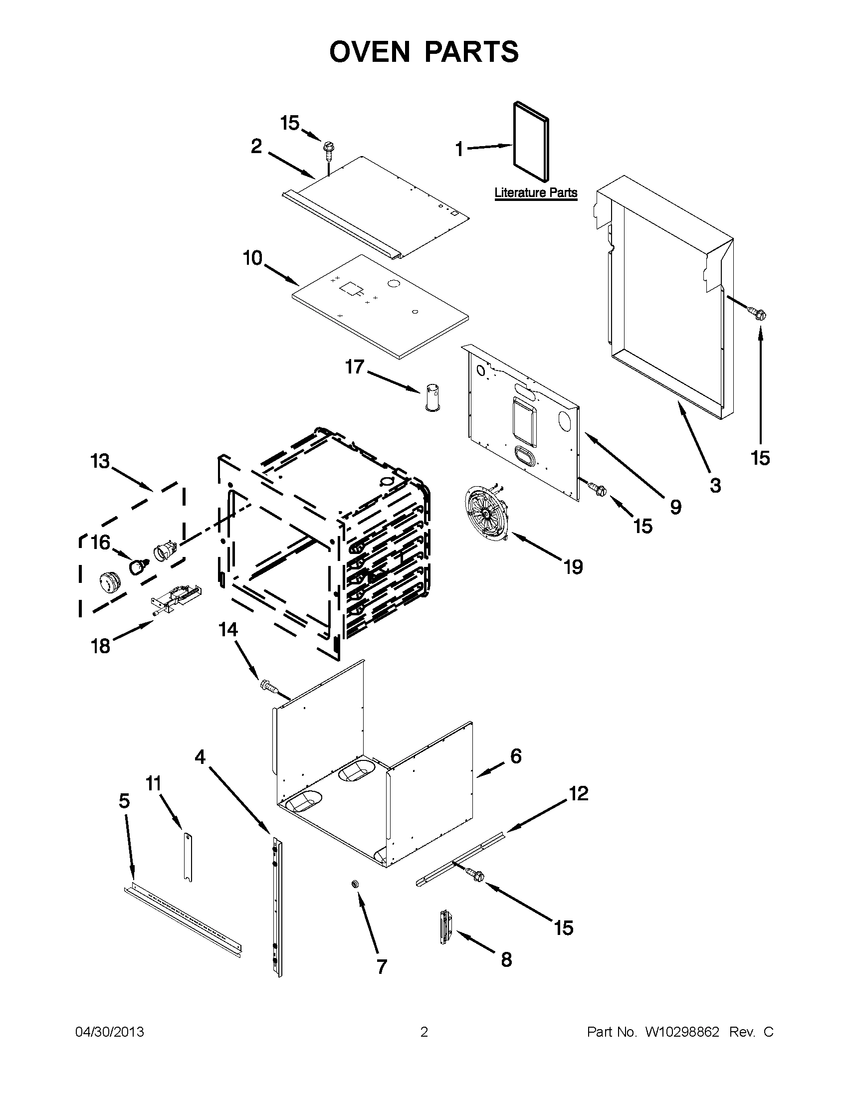 01 - OVEN PARTS